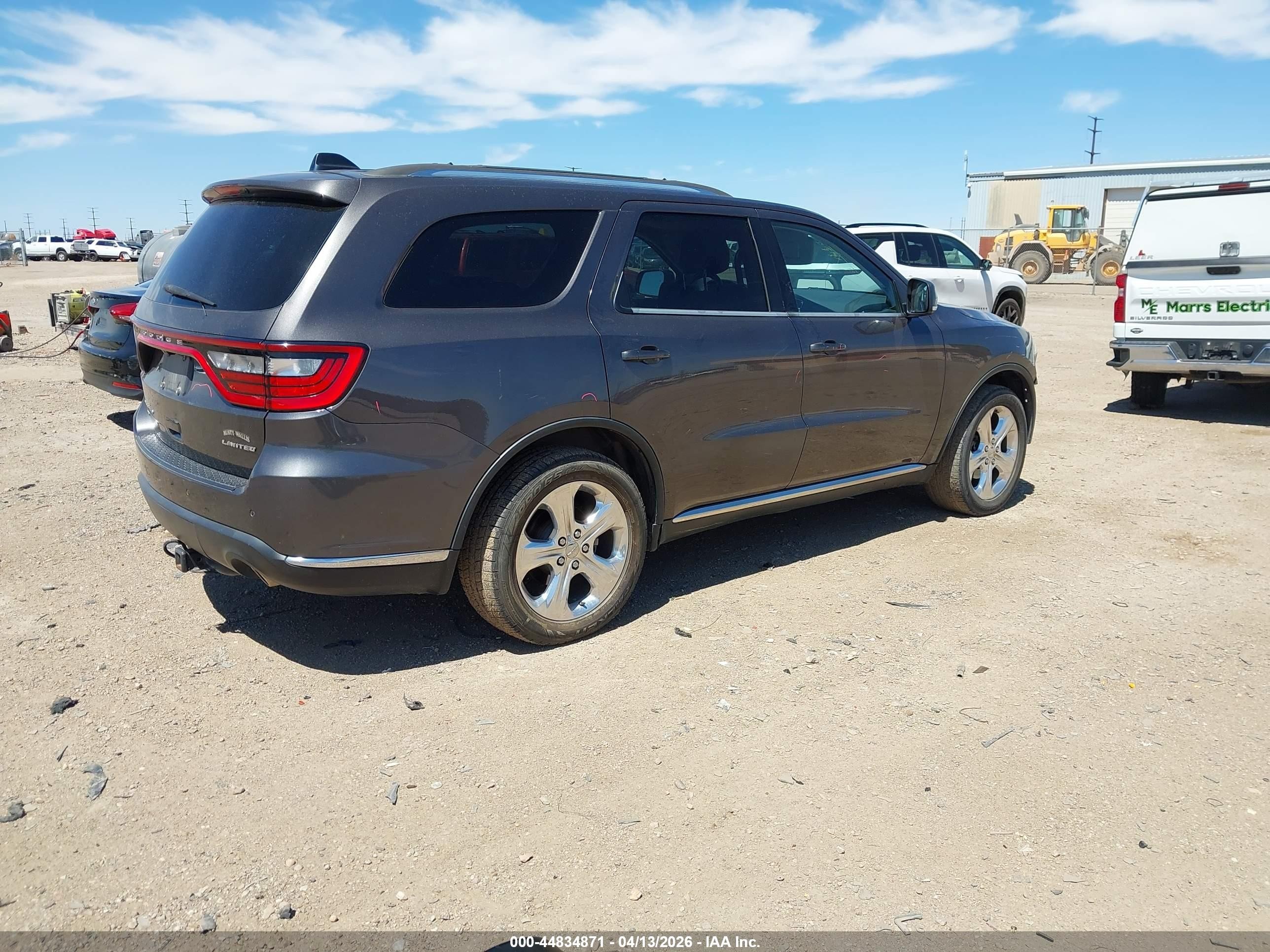 2015 Dodge Durango Limited Gray vin: 1C4RDJDGXFC745872