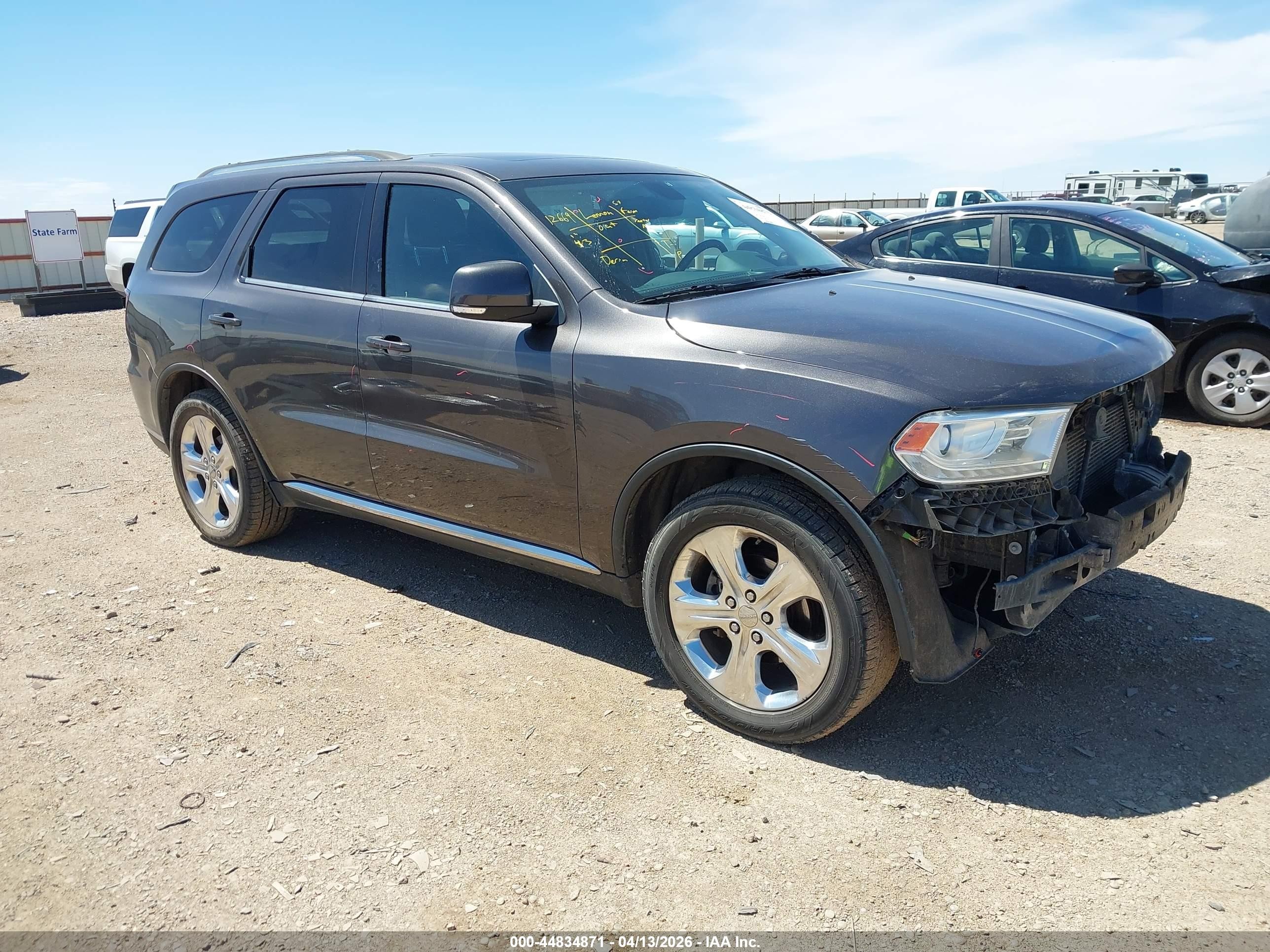 2015 Dodge Durango Limited Gray vin: 1C4RDJDGXFC745872