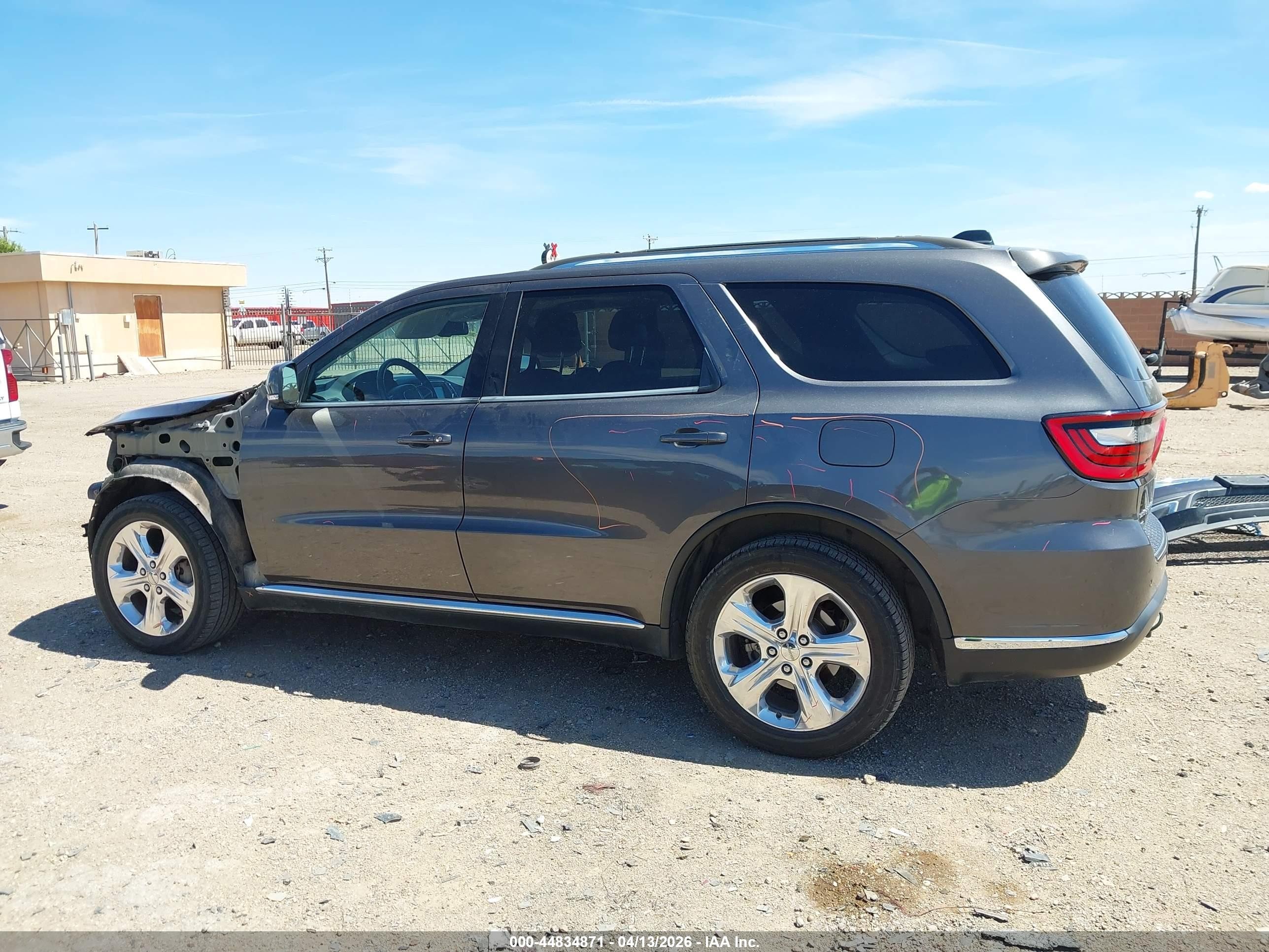 2015 Dodge Durango Limited Gray vin: 1C4RDJDGXFC745872
