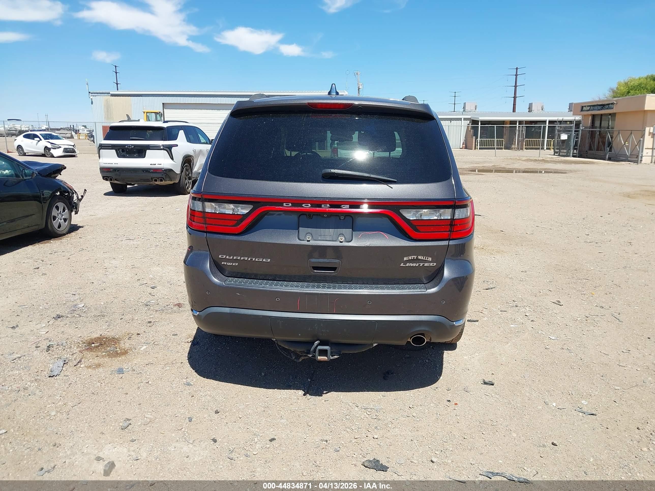 2015 Dodge Durango Limited Gray vin: 1C4RDJDGXFC745872