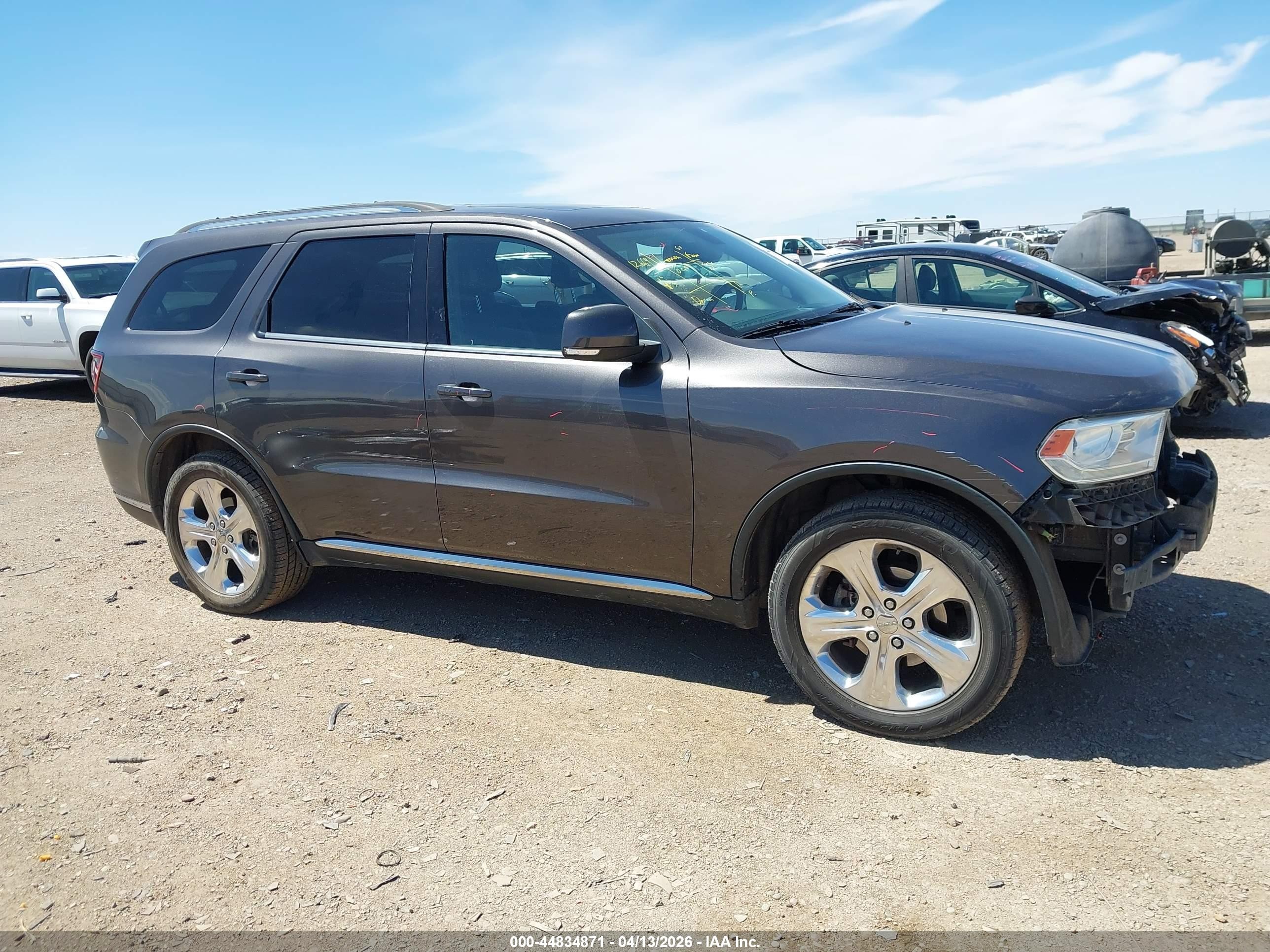 2015 Dodge Durango Limited Gray vin: 1C4RDJDGXFC745872