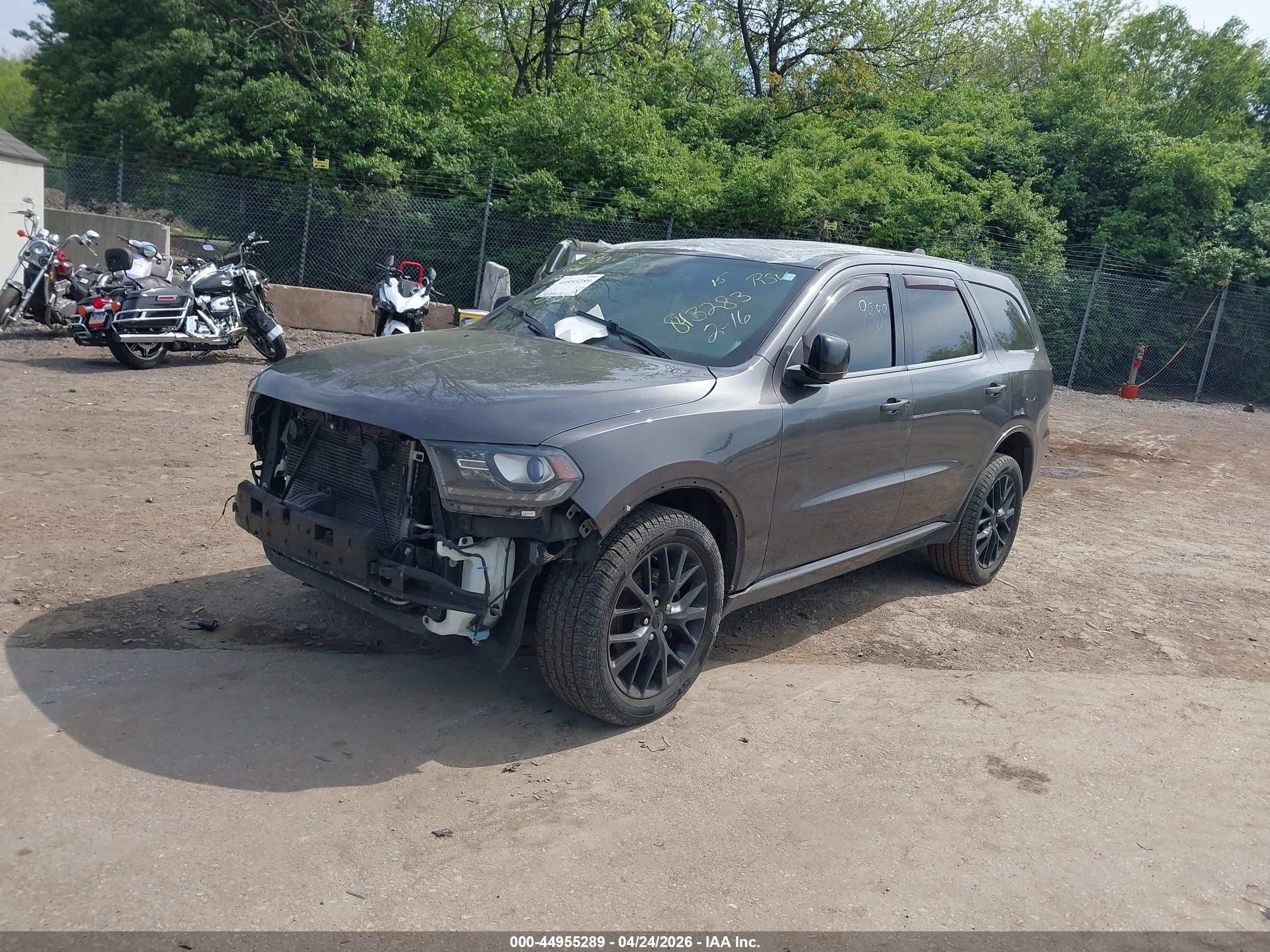 2015 Dodge Durango Limited Gray vin: 1C4RDJDGXFC843283