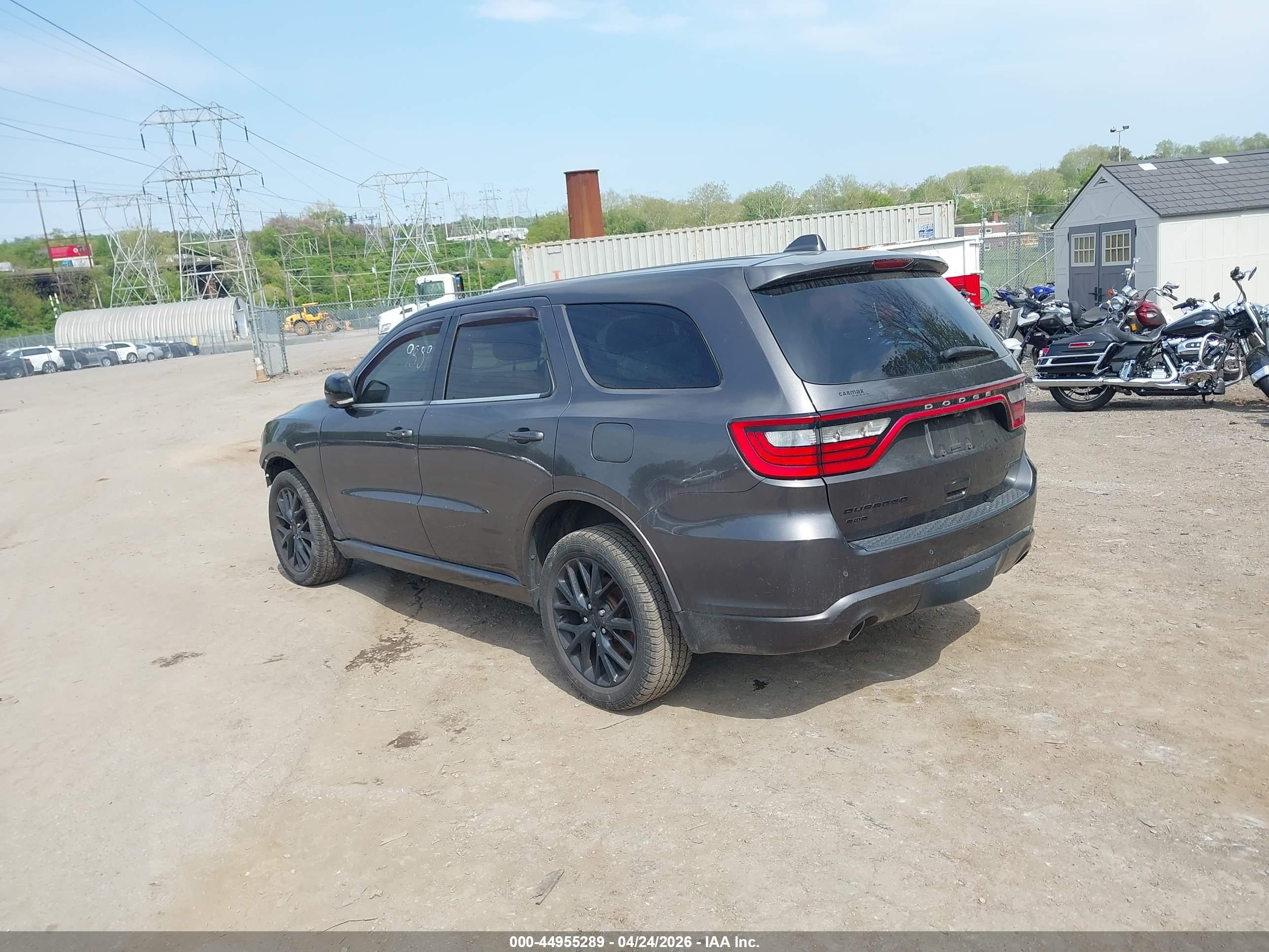 2015 Dodge Durango Limited Gray vin: 1C4RDJDGXFC843283
