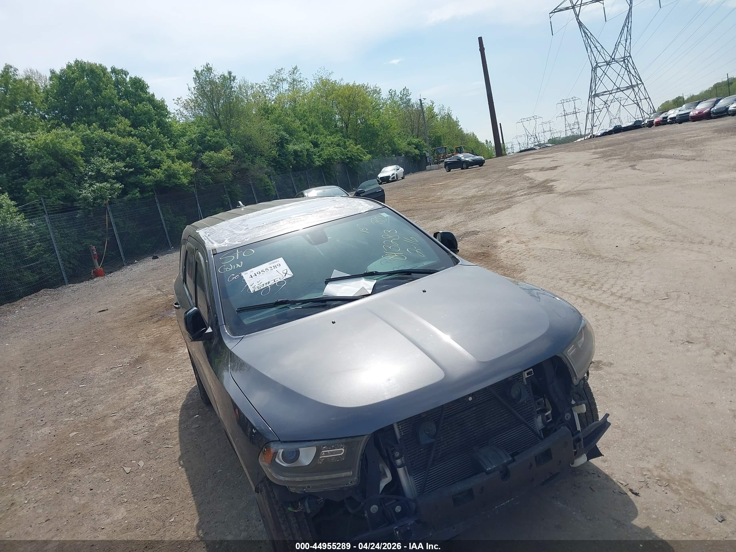 2015 Dodge Durango Limited Gray vin: 1C4RDJDGXFC843283
