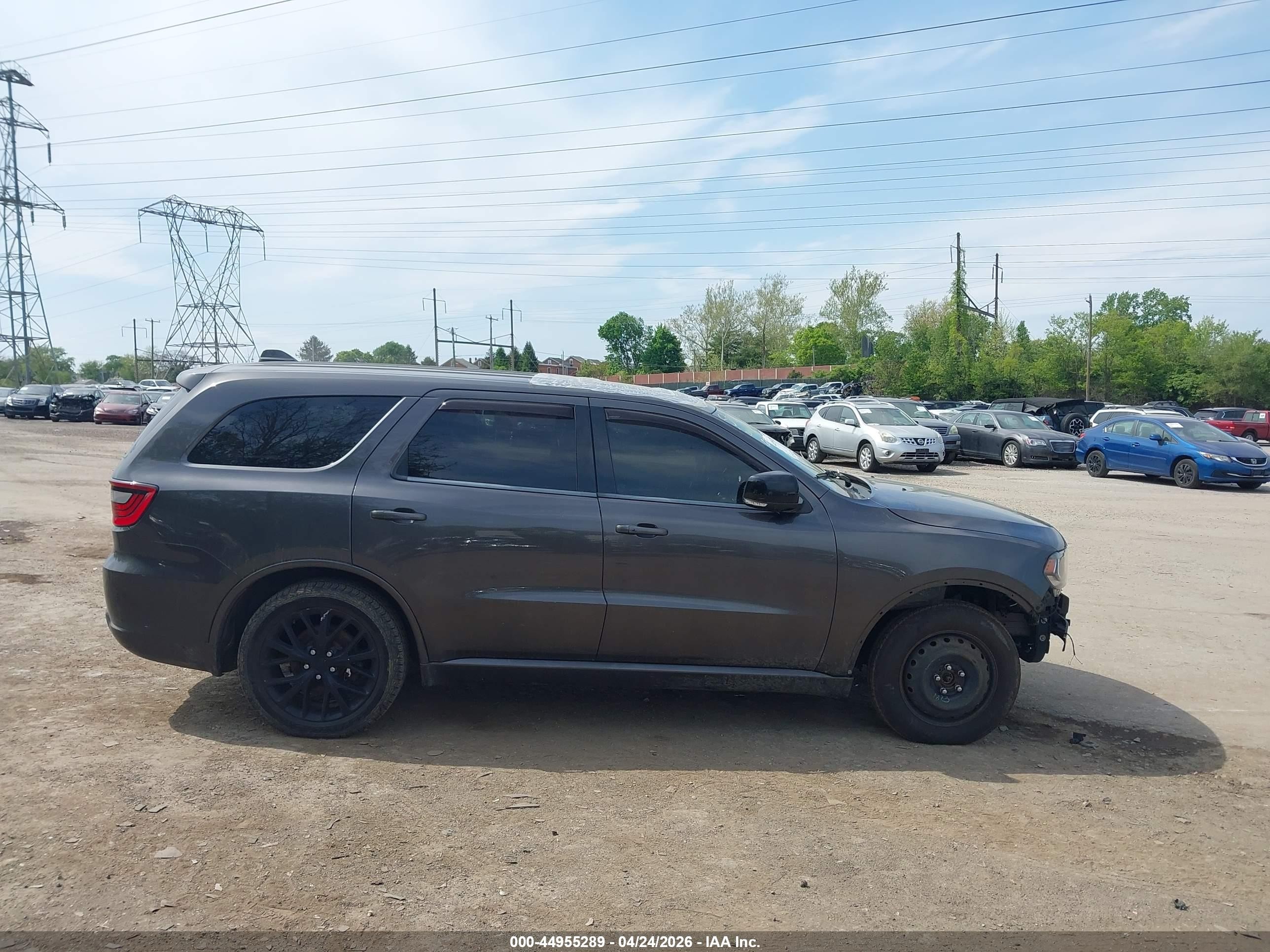 2015 Dodge Durango Limited Gray vin: 1C4RDJDGXFC843283