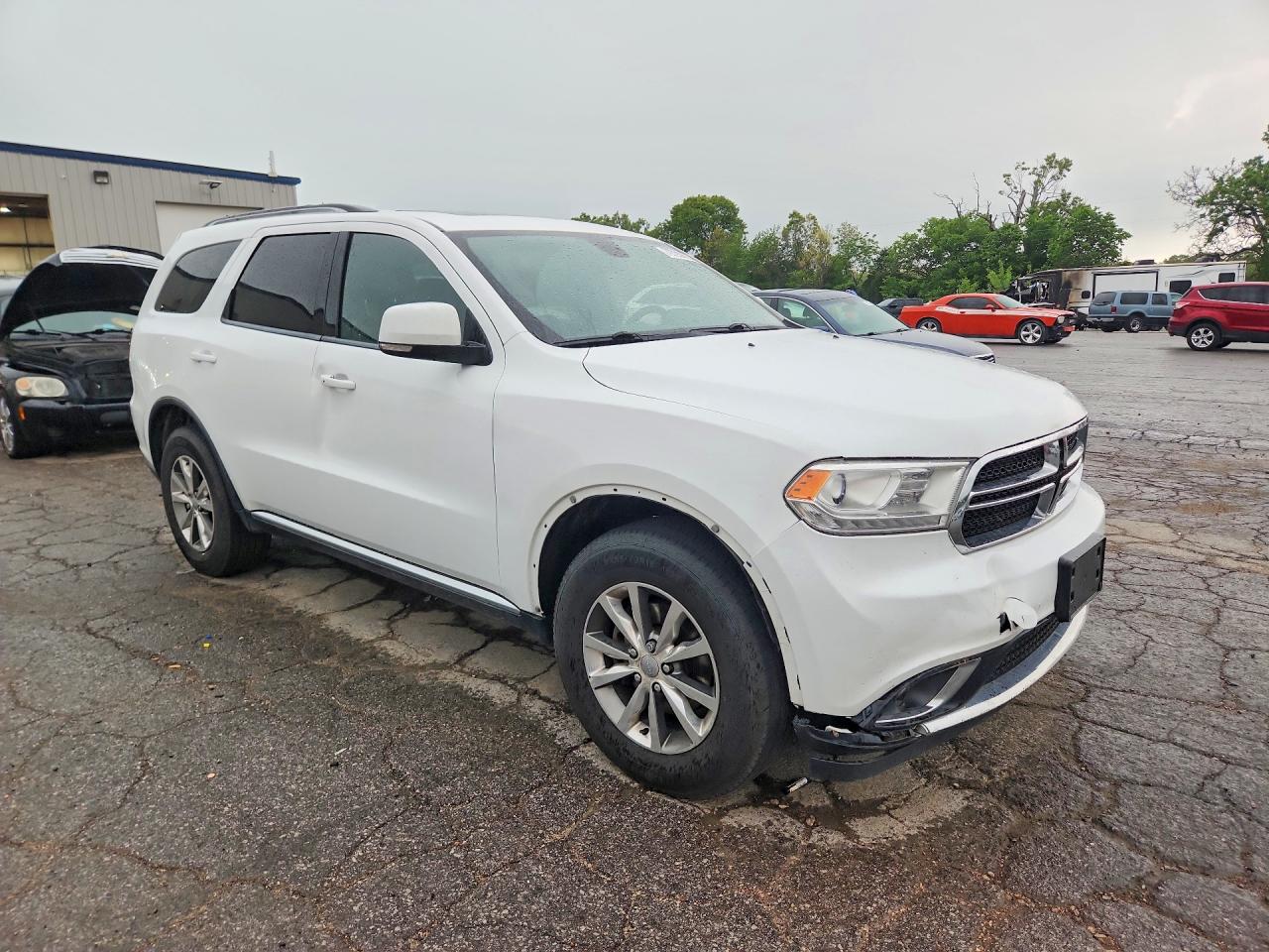 2015 Dodge Durango Limited White vin: 1C4RDJDGXFC954044