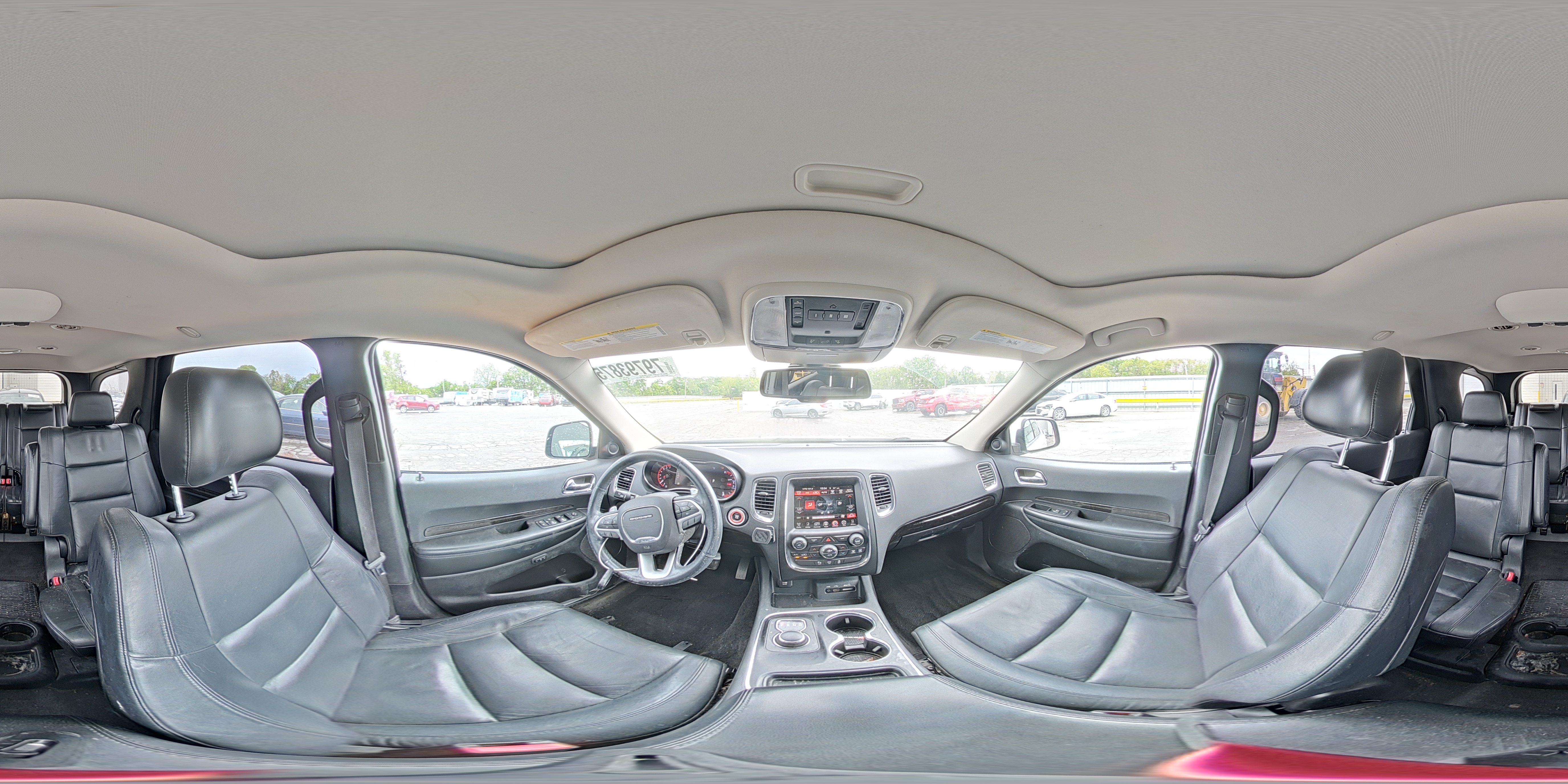 2015 Dodge Durango Limited White vin: 1C4RDJDGXFC954044