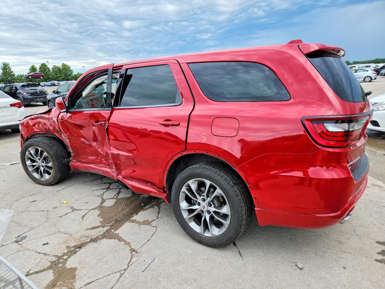 2019 Dodge Durango Gt Red vin: 1C4RDJDGXKC722196
