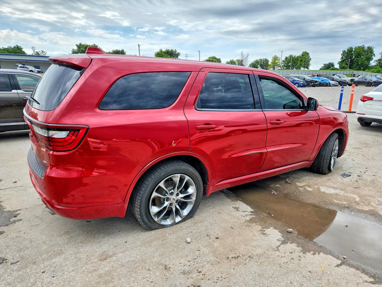 2019 Dodge Durango Gt Red vin: 1C4RDJDGXKC722196