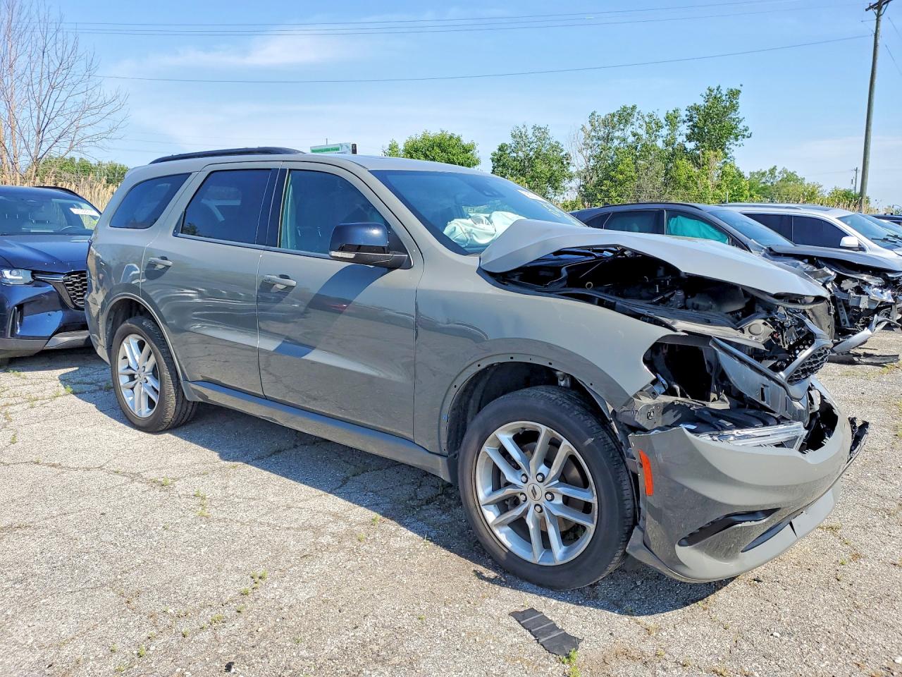 2024 Dodge Durango Gt Silver vin: 1C4RDJDGXRC111448