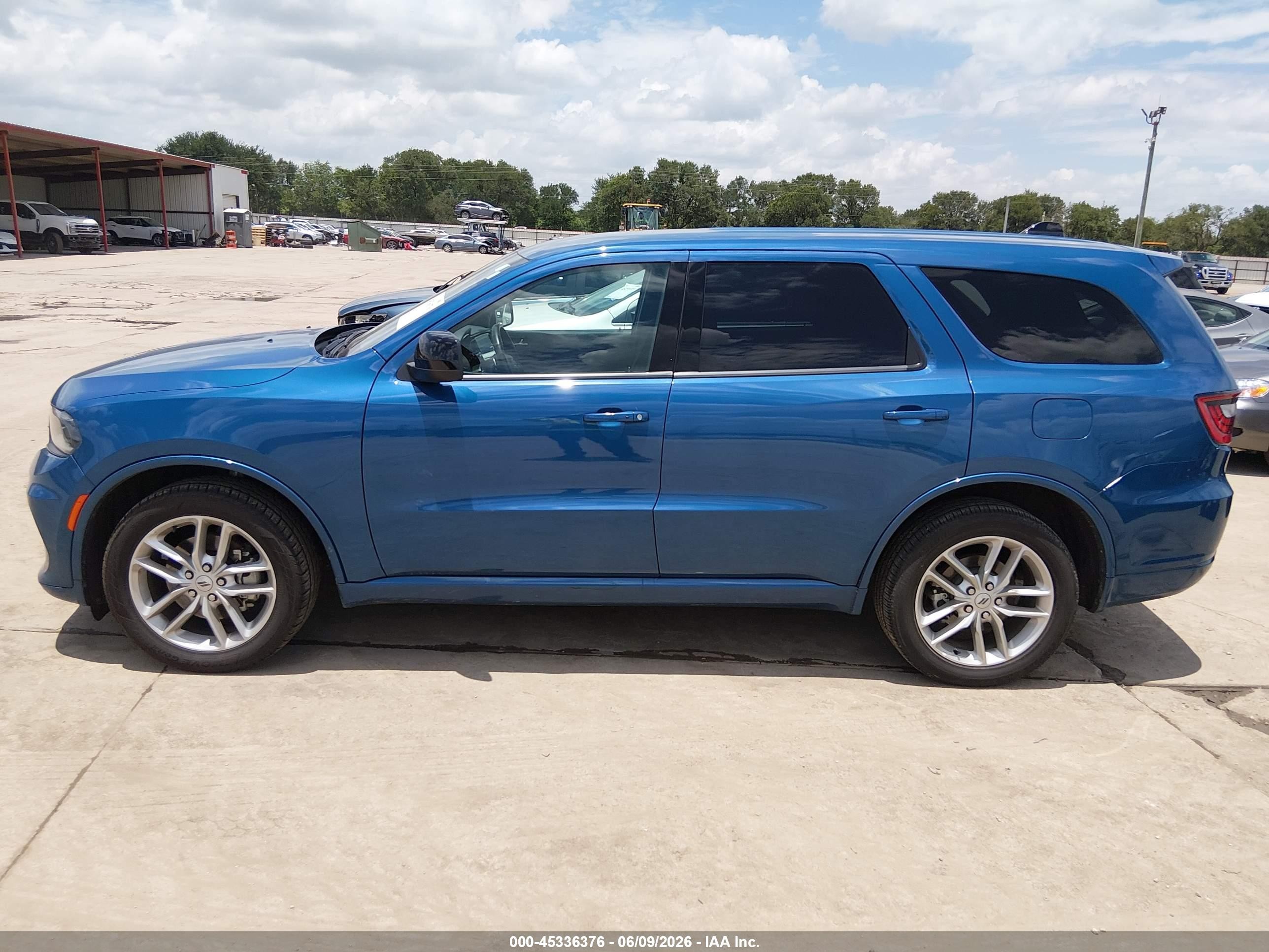 2025 Dodge Durango Gt Awd Синий vin: 1C4RDJDGXSC536478