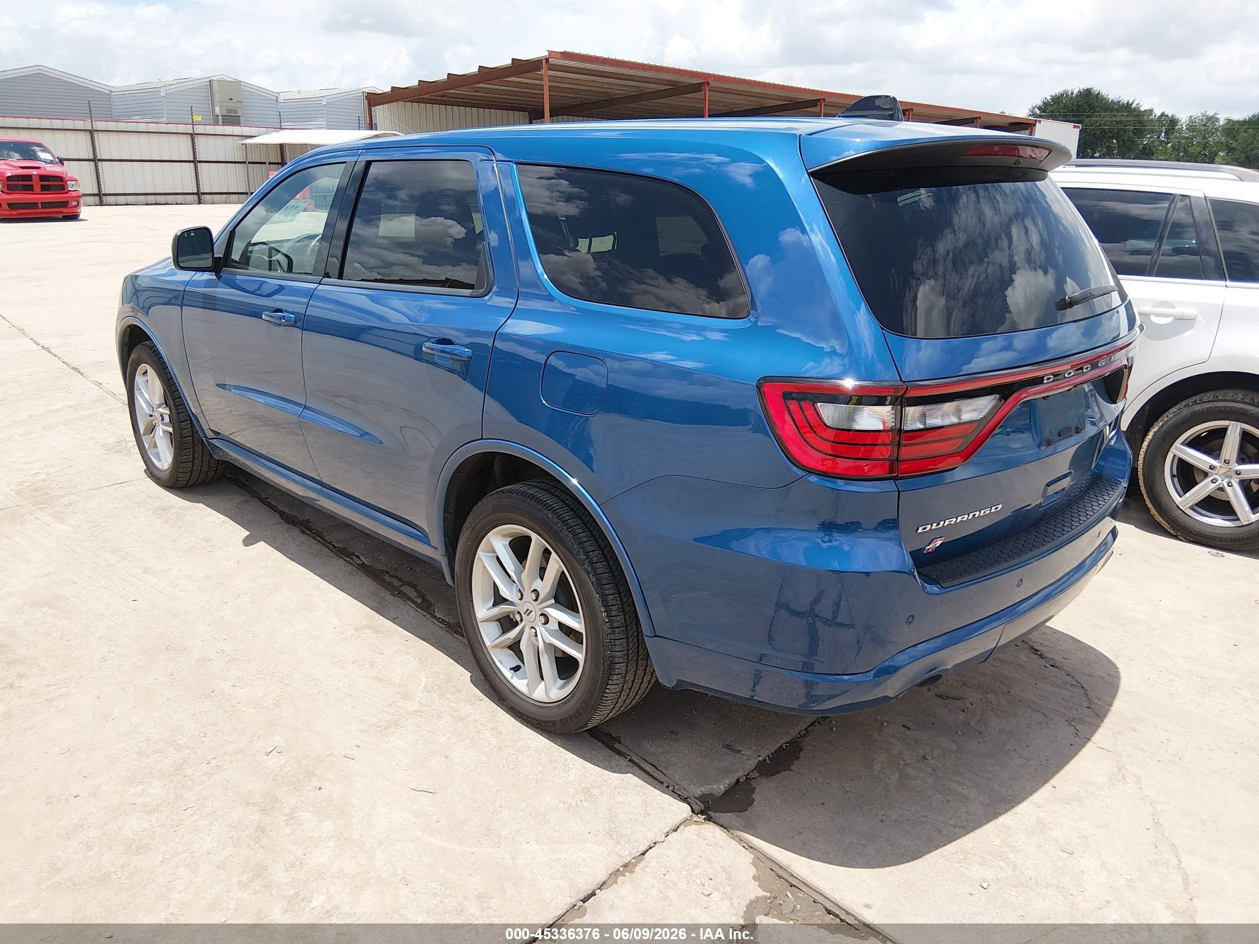 2025 Dodge Durango Gt Awd Синий vin: 1C4RDJDGXSC536478