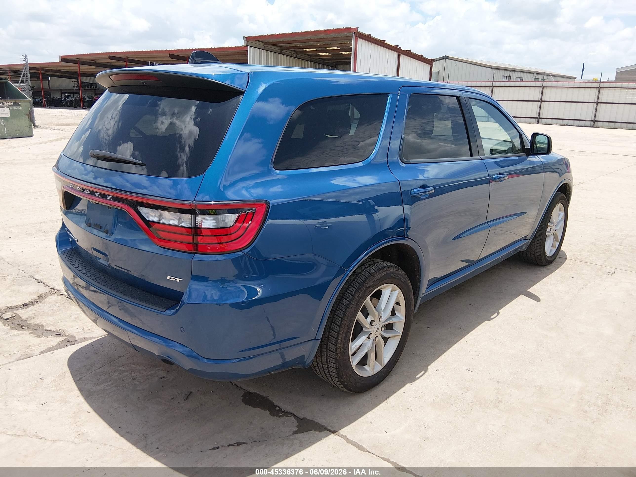 2025 Dodge Durango Gt Awd Синий vin: 1C4RDJDGXSC536478