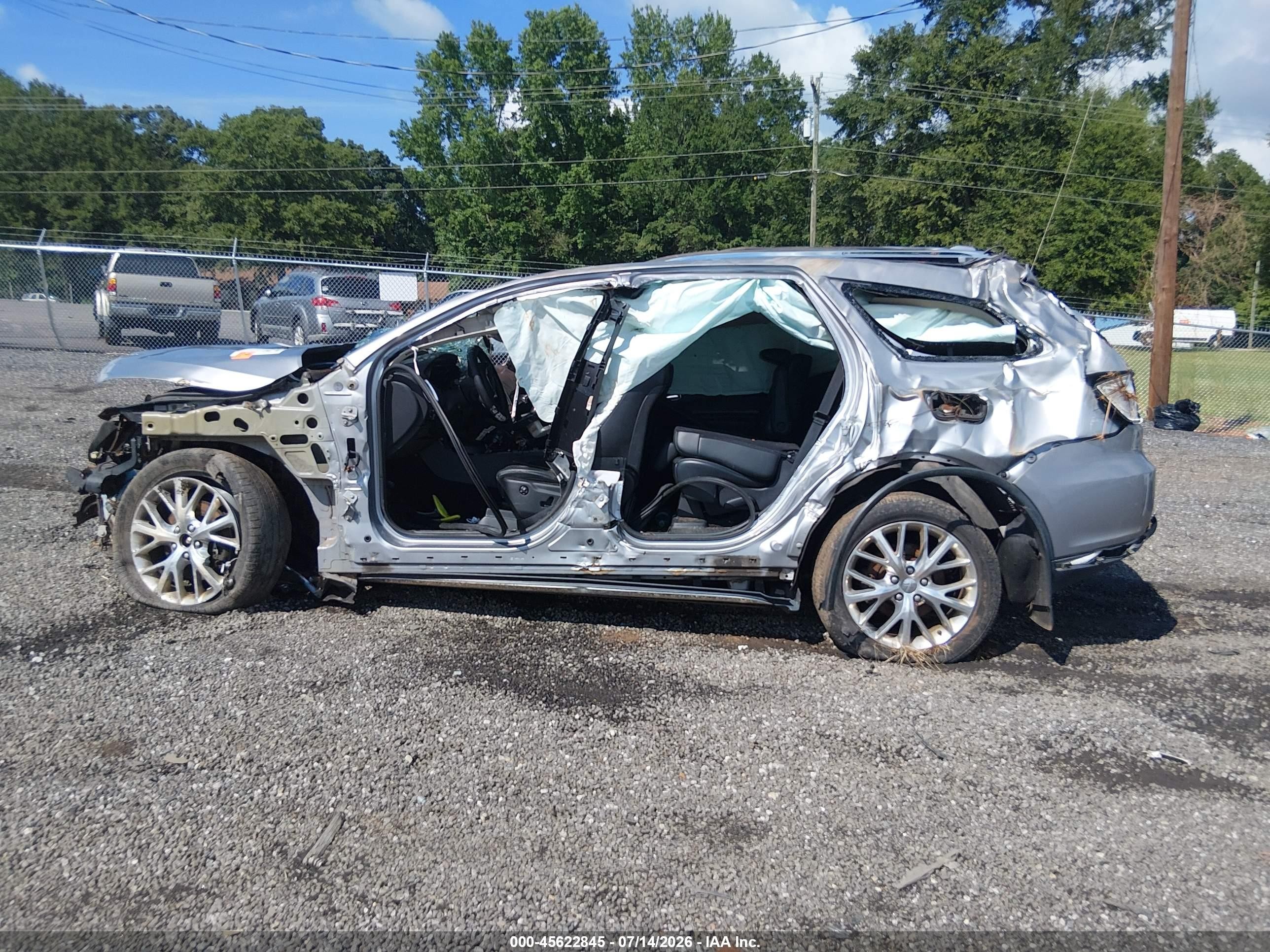 2014 Dodge Durango Citadel Серебряный vin: 1C4RDJEG0EC493417