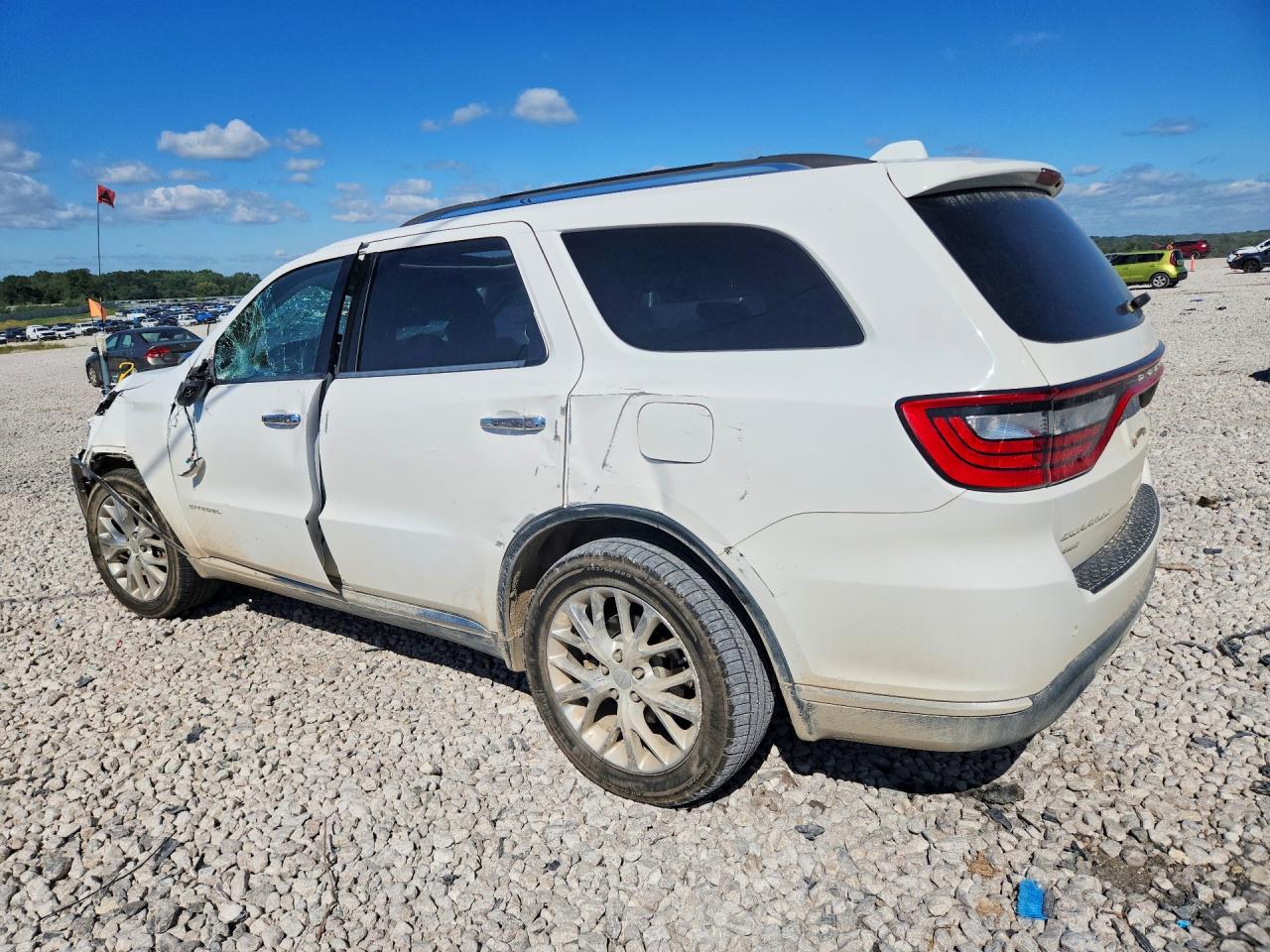 2015 Dodge Durango Citadel White vin: 1C4RDJEG0FC145862