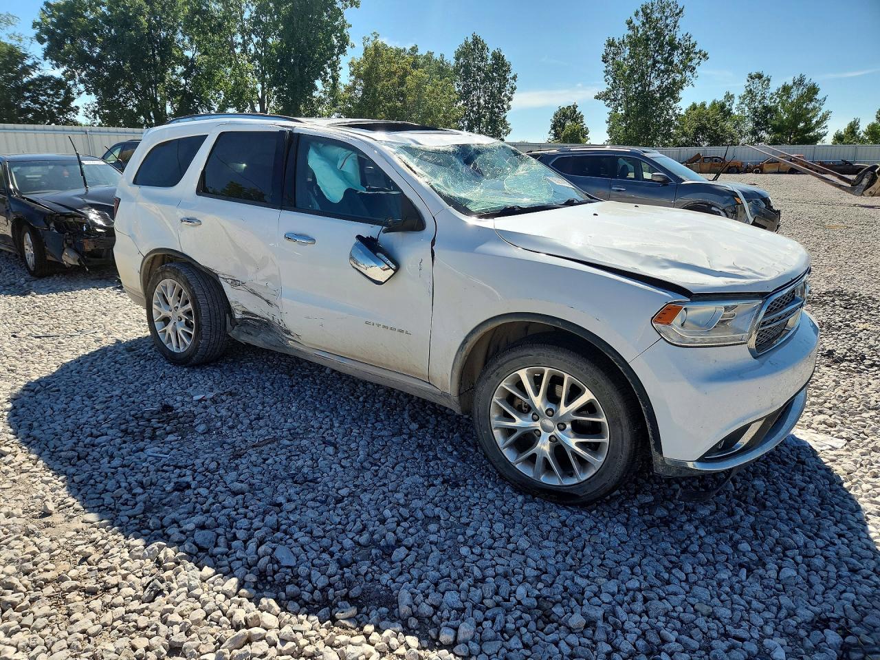 2015 Dodge Durango Citadel White vin: 1C4RDJEG0FC145862