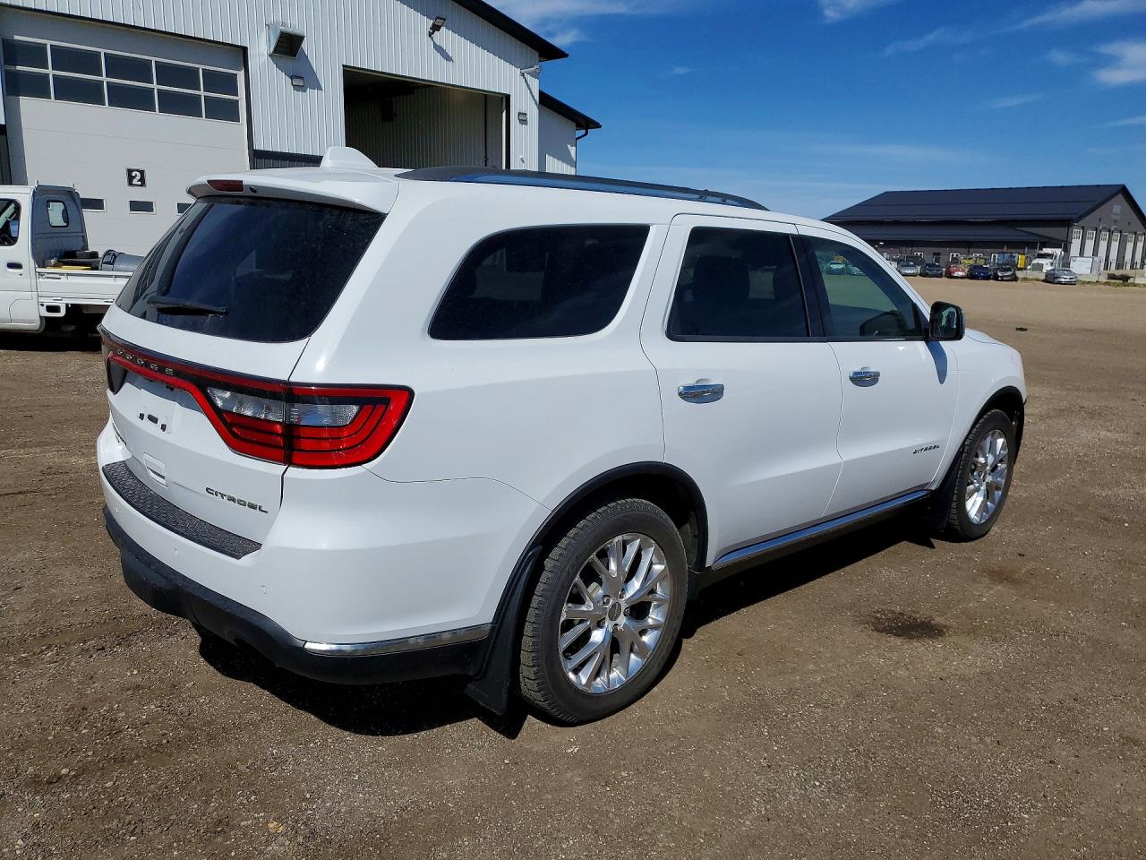 2015 Dodge Durango Citadel White vin: 1C4RDJEG0FC810596