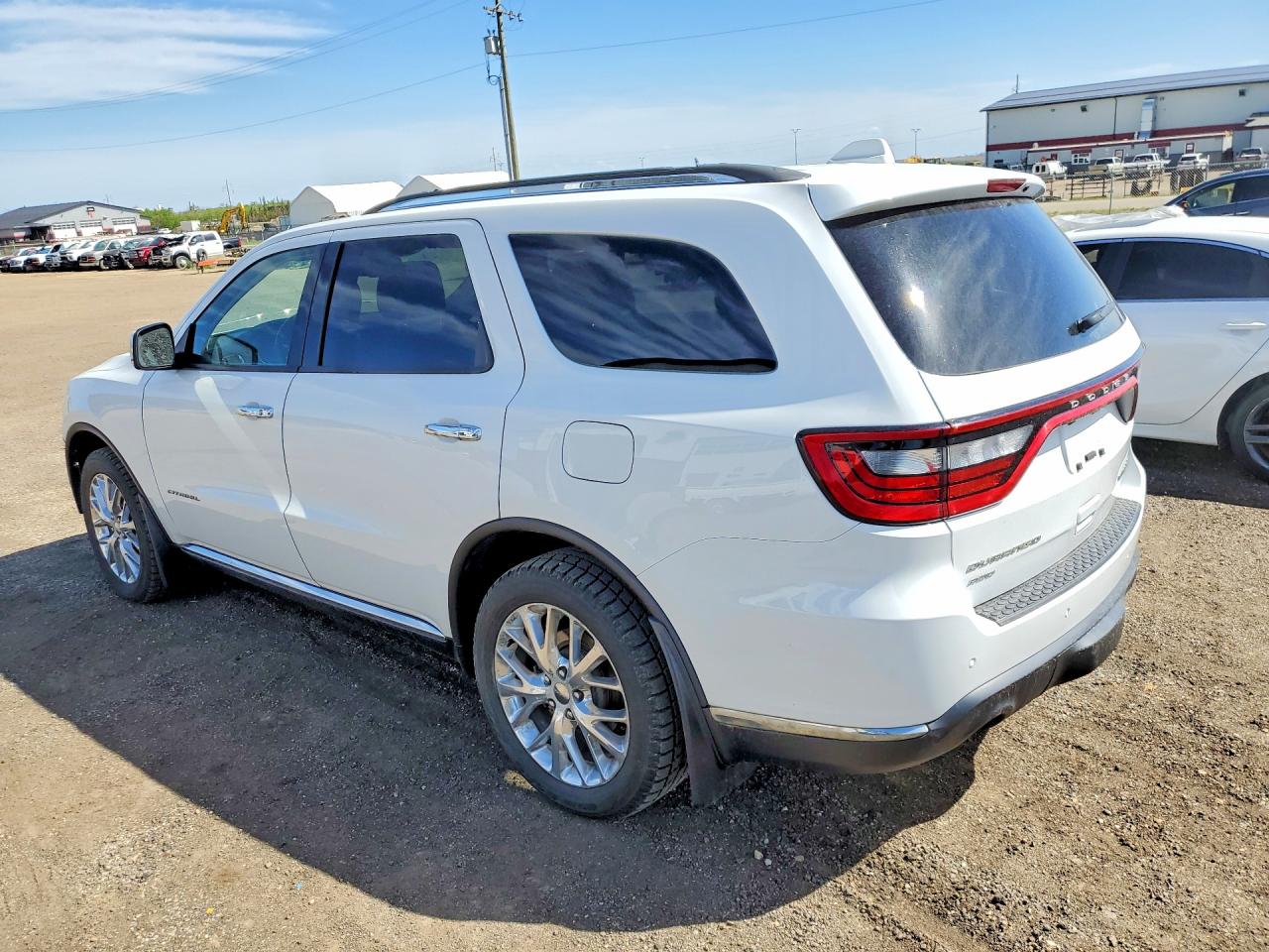2015 Dodge Durango Citadel White vin: 1C4RDJEG0FC810596