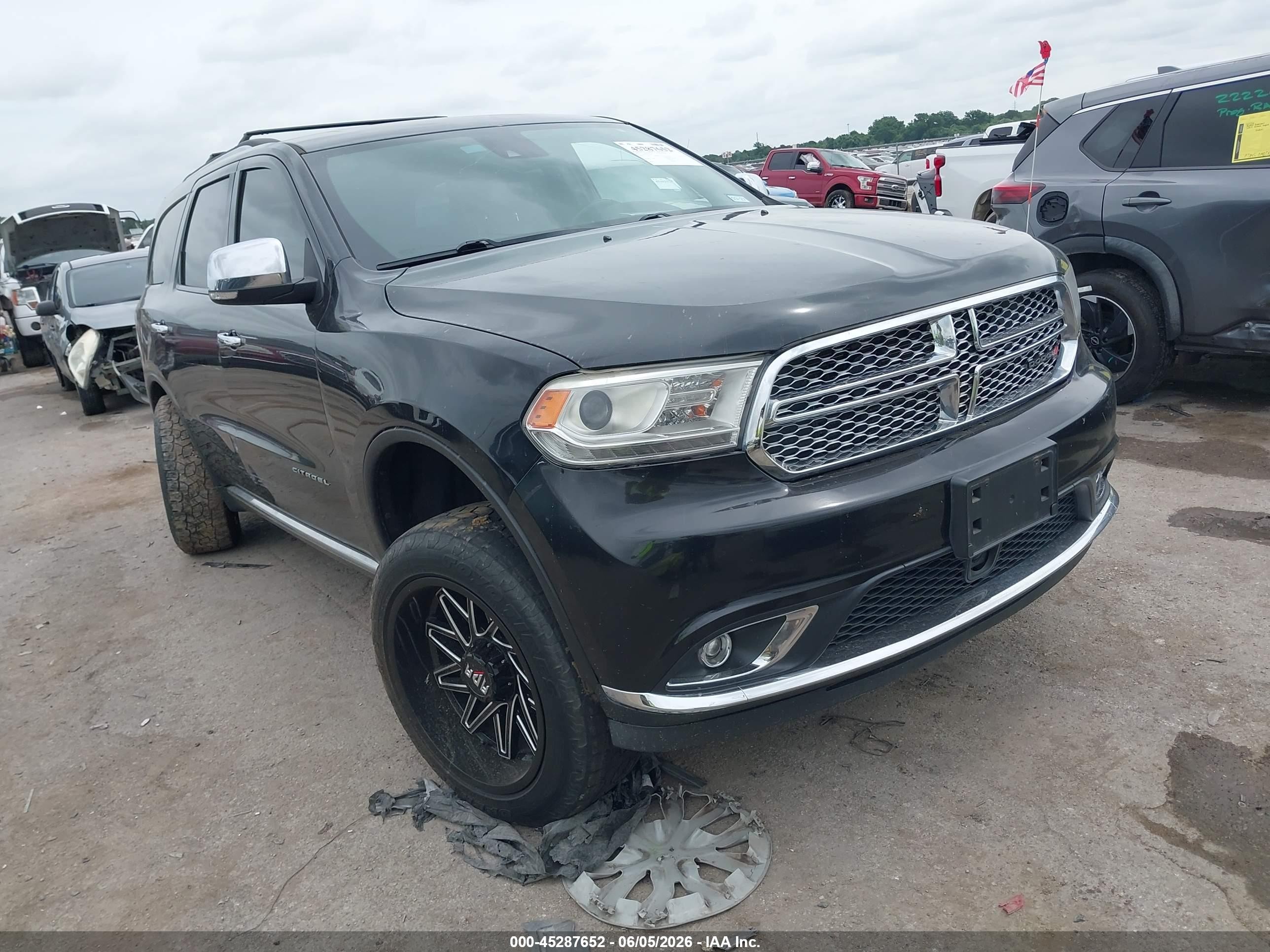 2015 Dodge Durango Citadel Черный vin: 1C4RDJEG0FC954004
