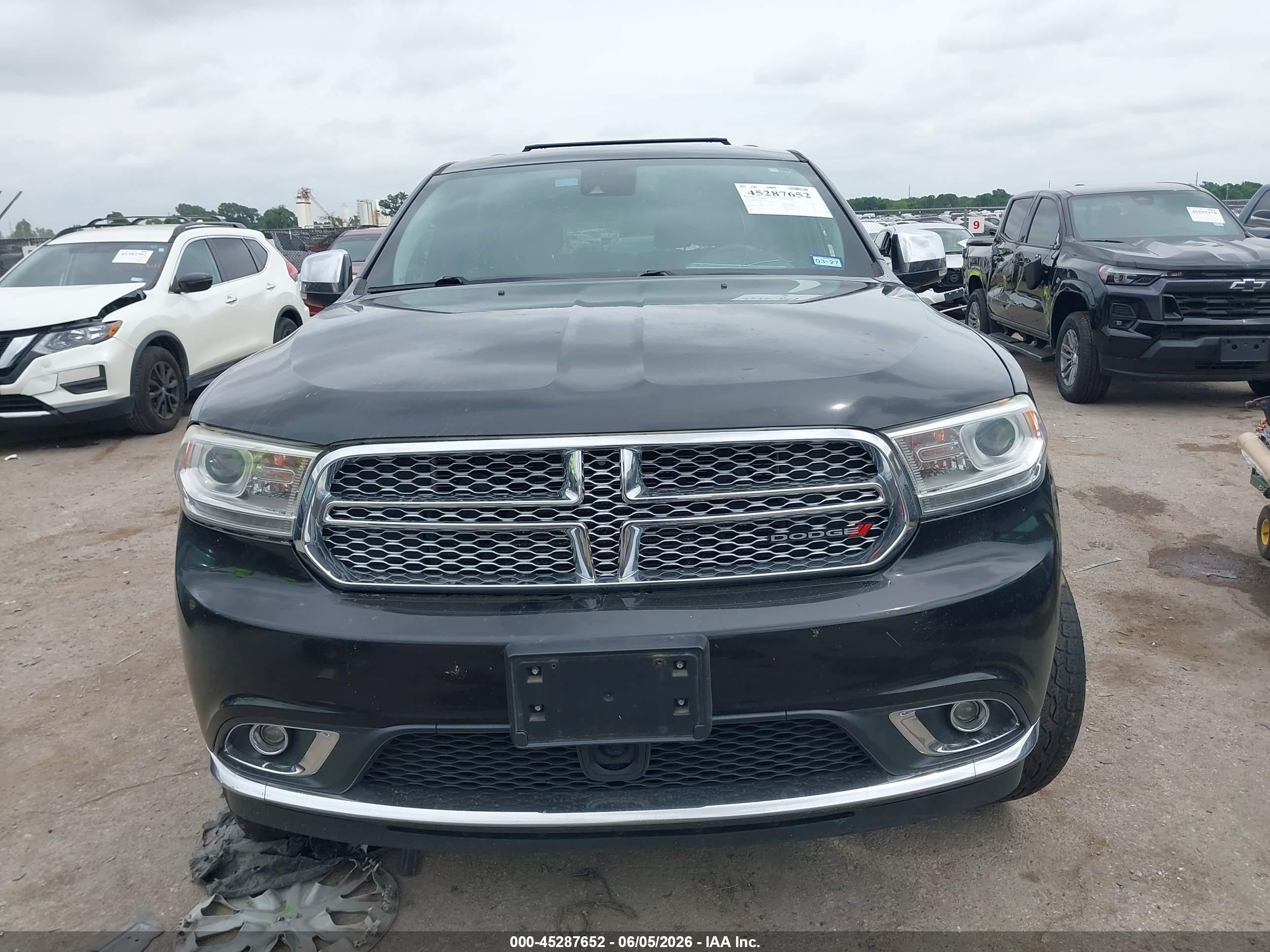 2015 Dodge Durango Citadel Black vin: 1C4RDJEG0FC954004