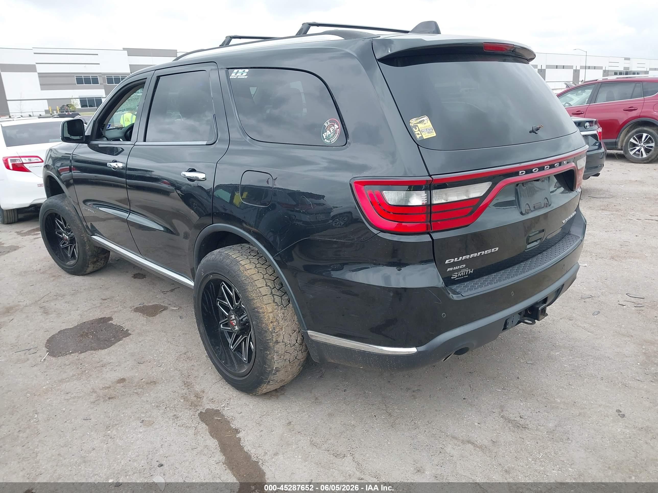 2015 Dodge Durango Citadel Black vin: 1C4RDJEG0FC954004