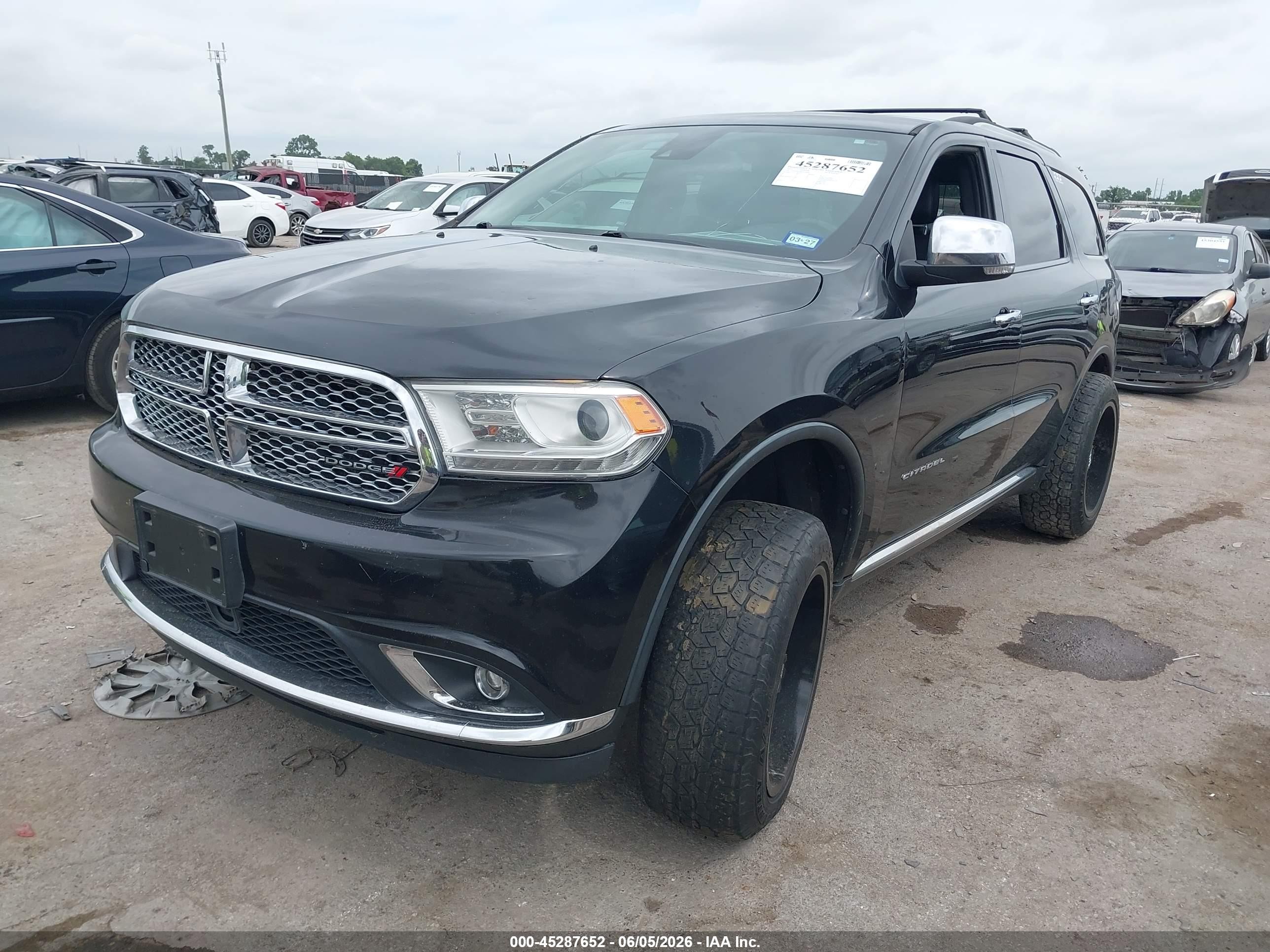 2015 Dodge Durango Citadel Black vin: 1C4RDJEG0FC954004