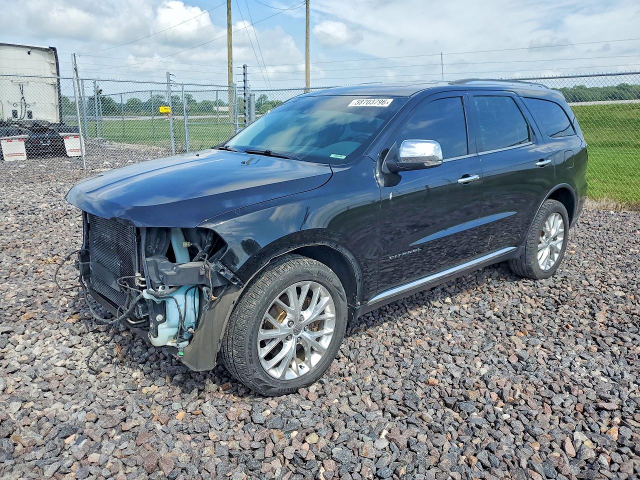 2014 Dodge Durango Citadel Black vin: 1C4RDJEG1EC291895