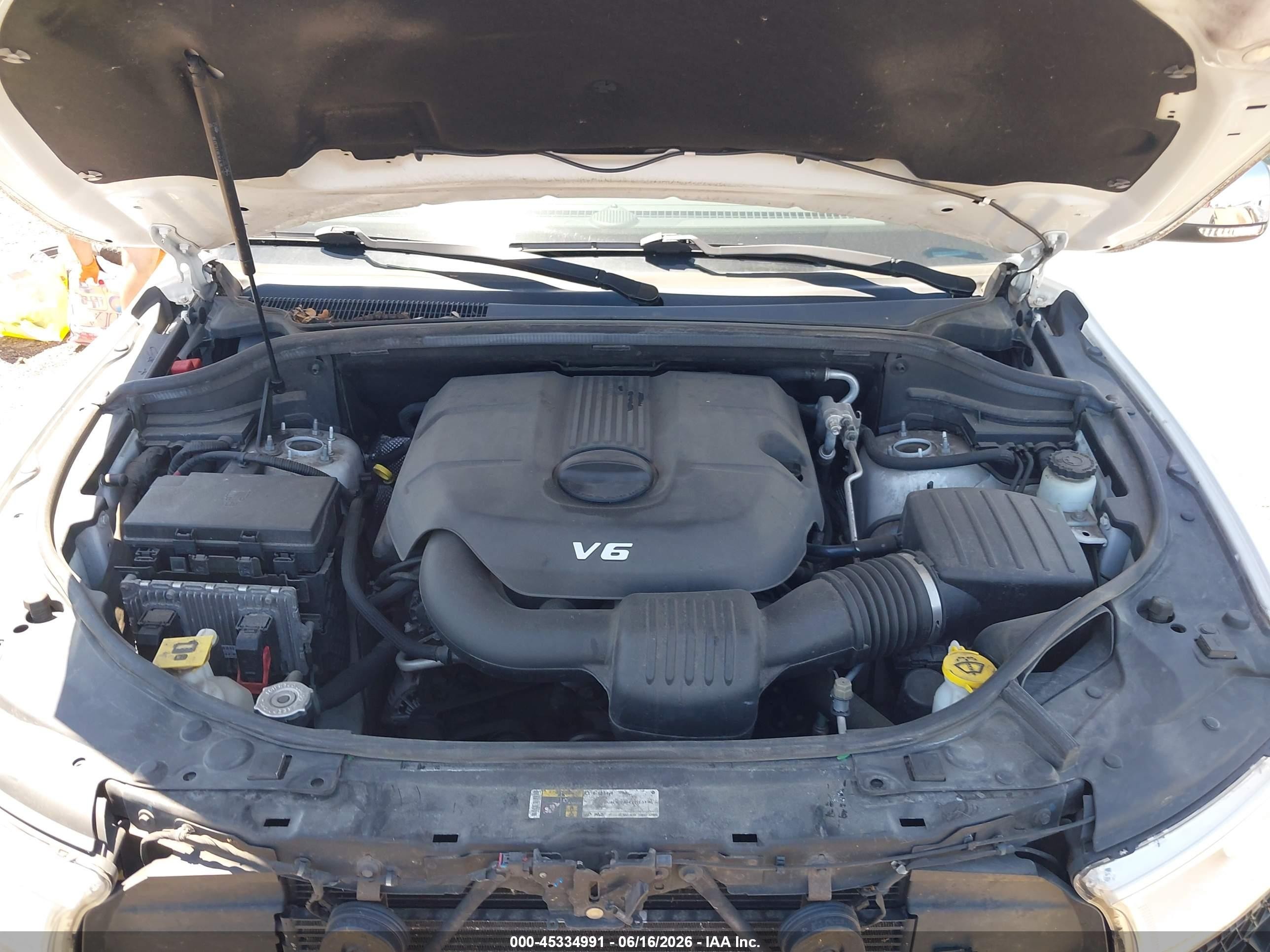 2015 Dodge Durango Citadel White vin: 1C4RDJEG1FC147930