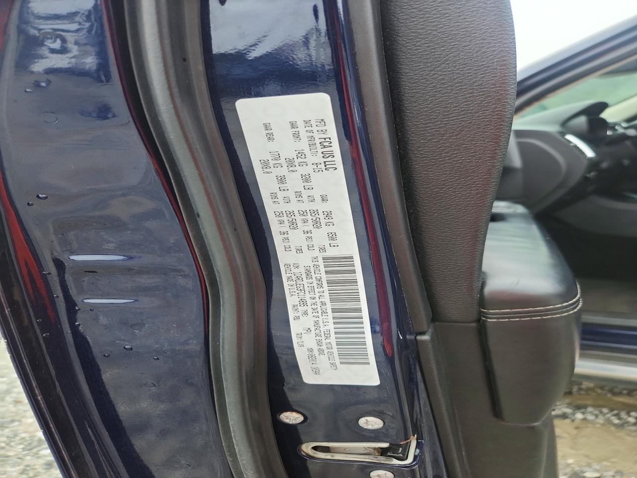 2015 Dodge Durango Citadel Blue vin: 1C4RDJEG3FC114895