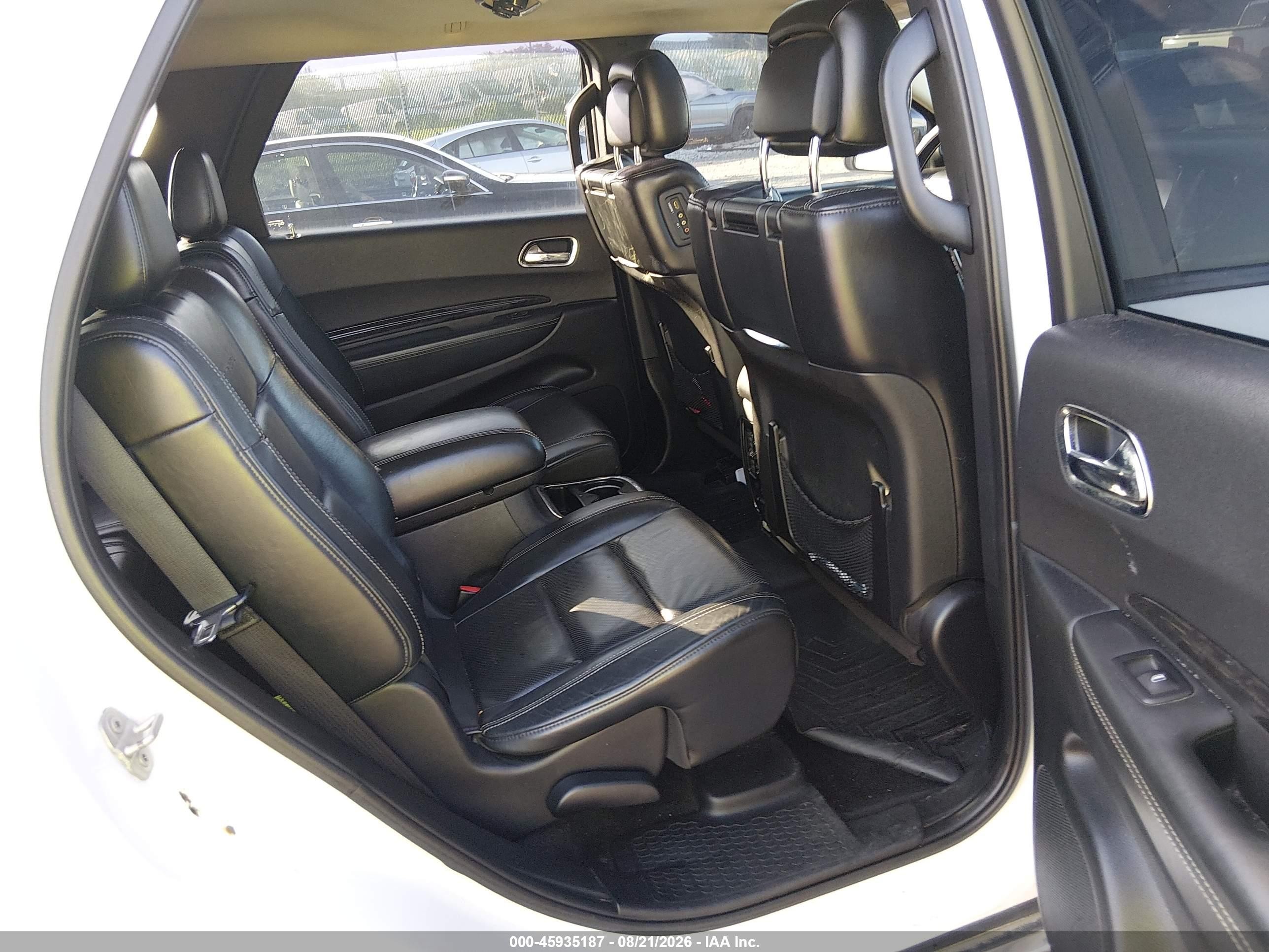 2015 Dodge Durango Citadel Белый vin: 1C4RDJEG3FC148223