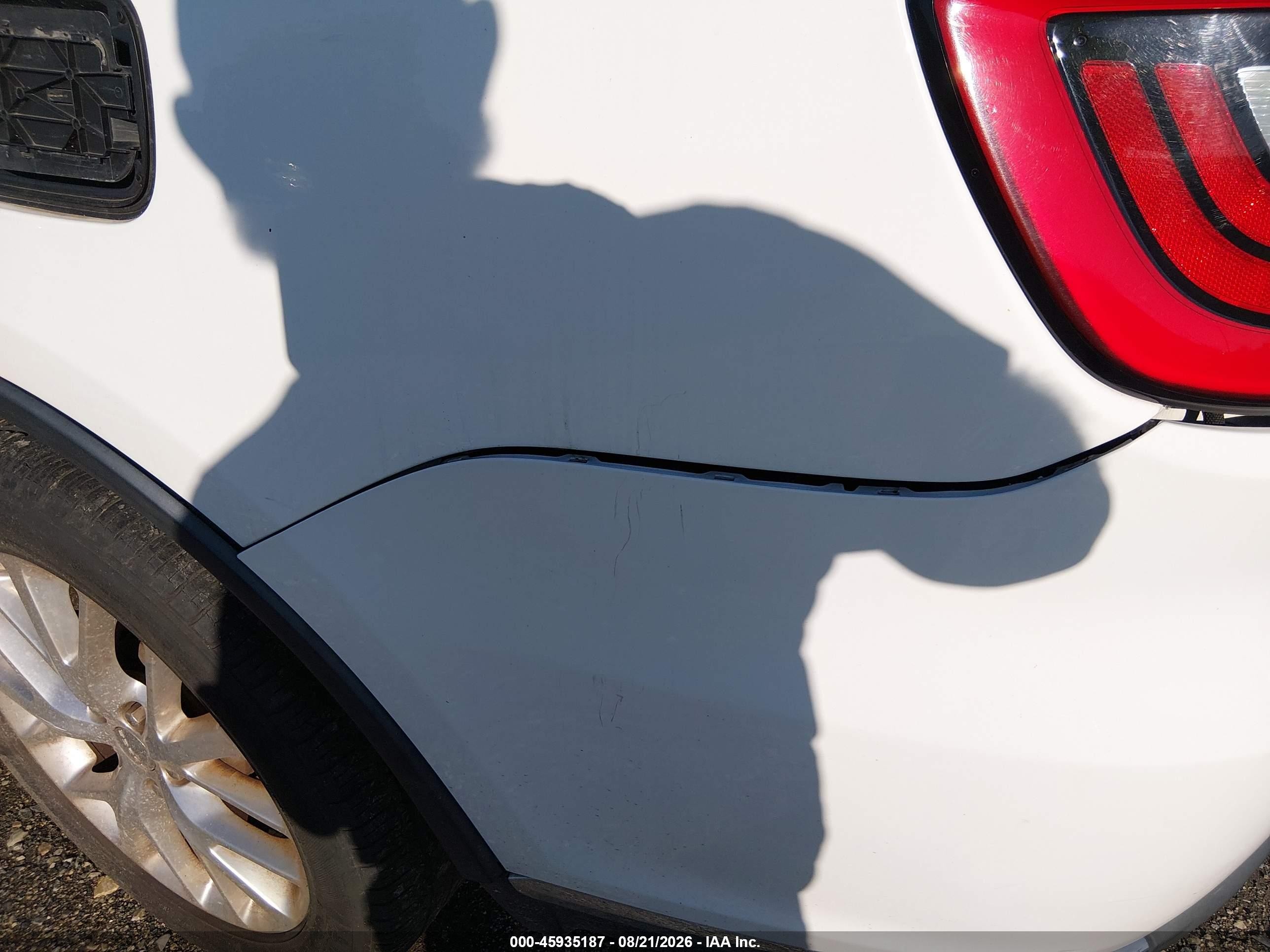 2015 Dodge Durango Citadel Белый vin: 1C4RDJEG3FC148223