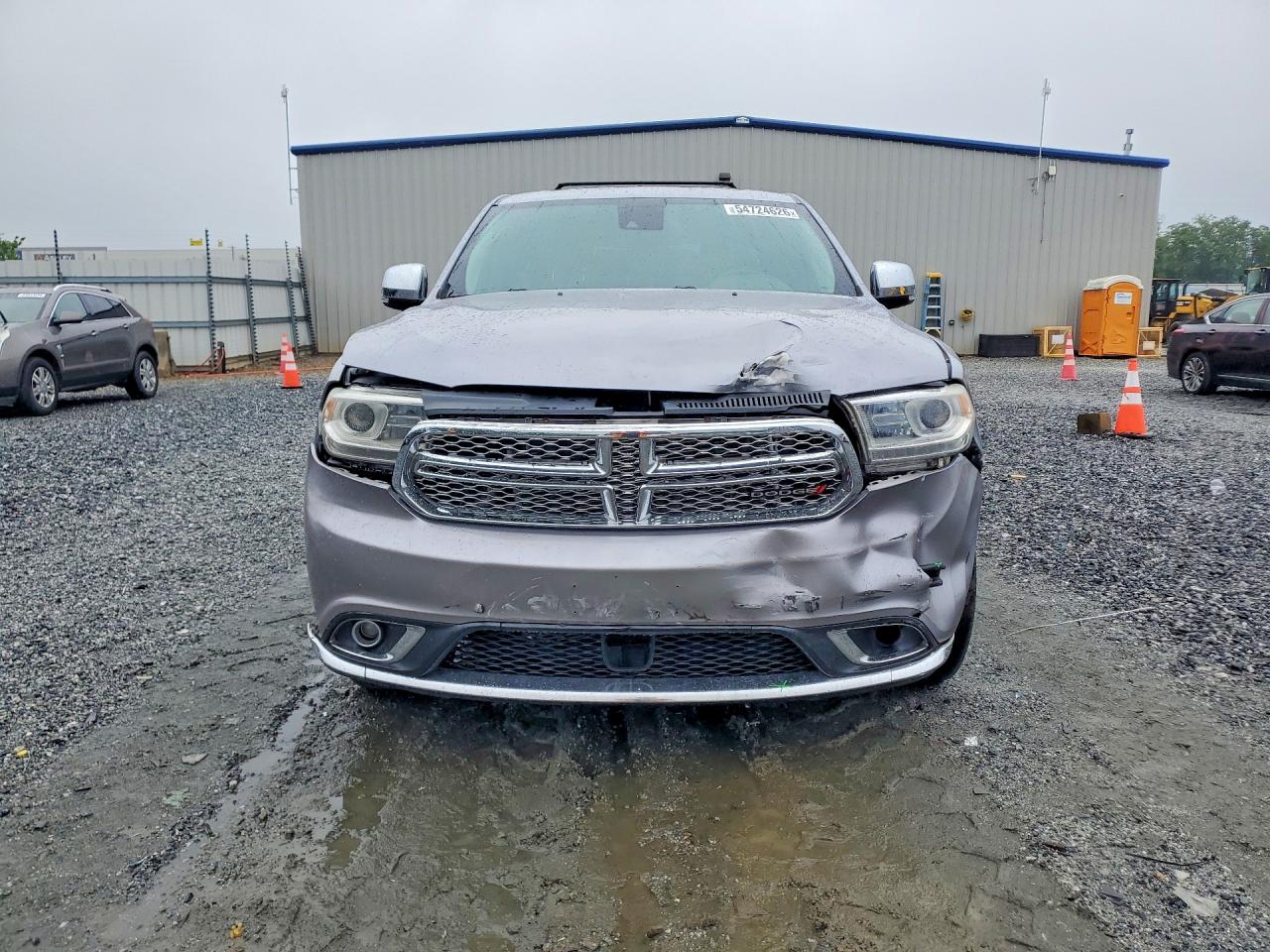 2014 Dodge Durango Citadel Silver vin: 1C4RDJEG4EC490956