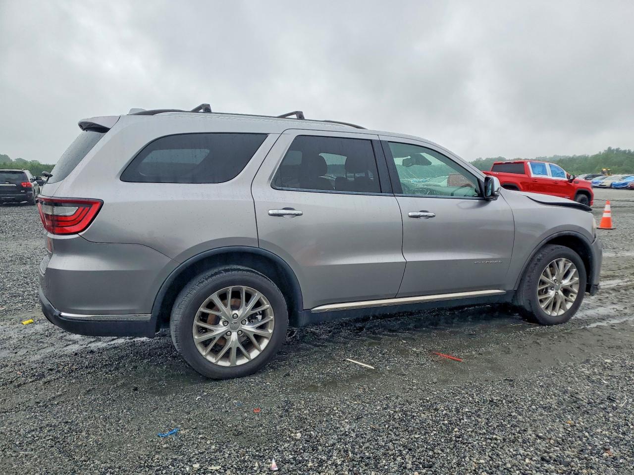 2014 Dodge Durango Citadel Silver vin: 1C4RDJEG4EC490956
