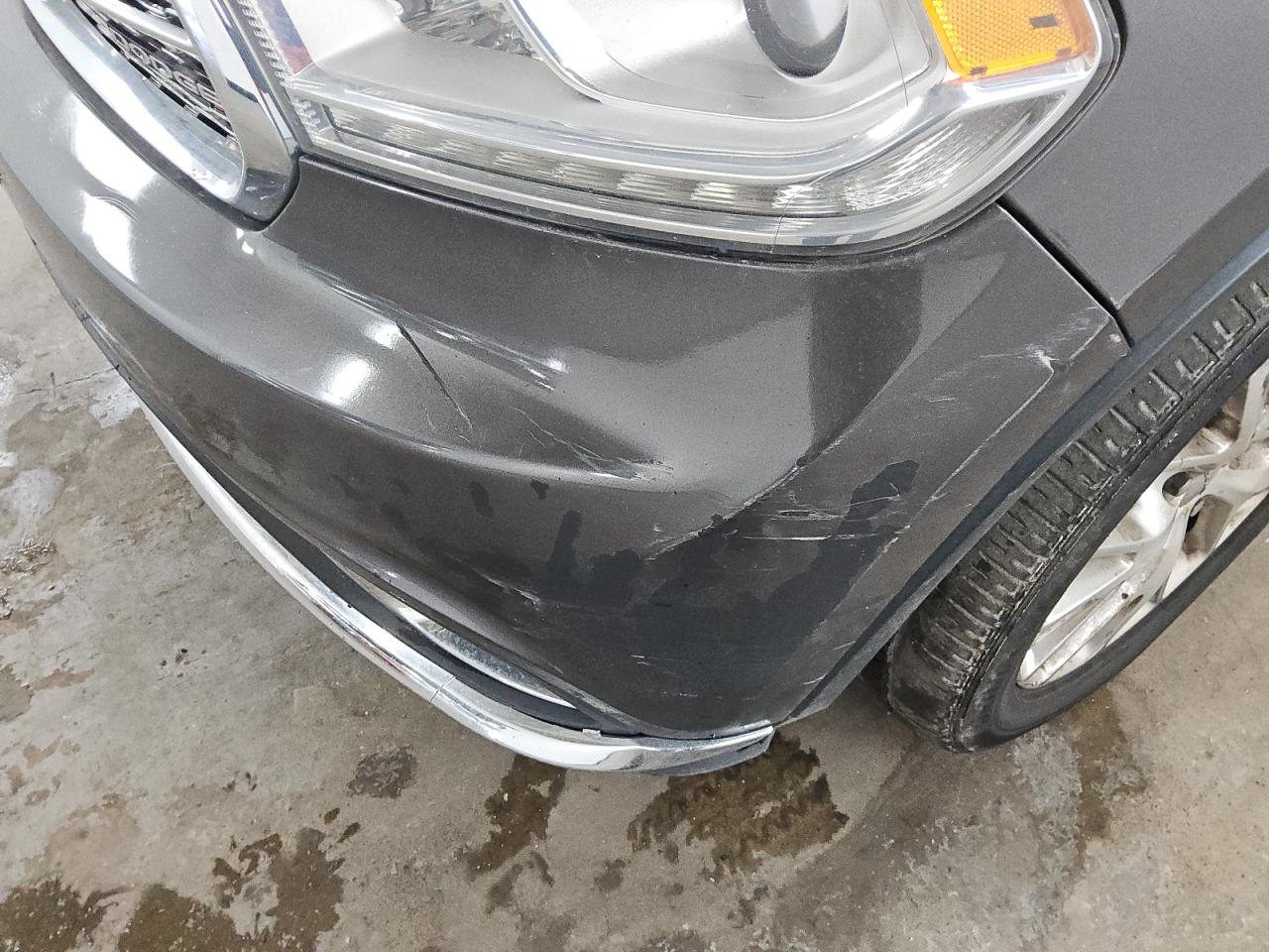 2014 Dodge Durango Citadel Серый vin: 1C4RDJEG4EC563274 Damage: Front Bumper/Cover, Scraped, > 12 Inches