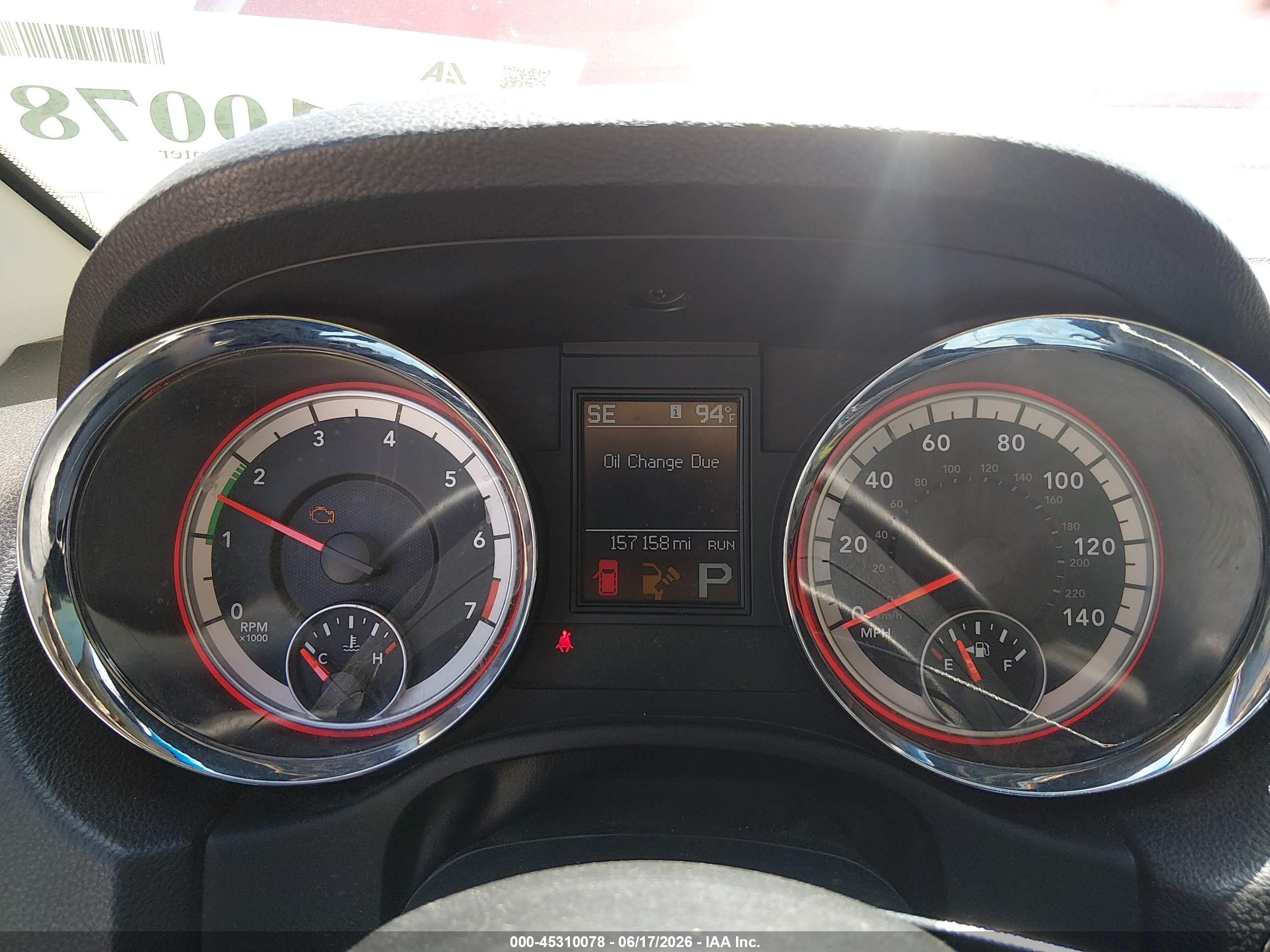 2013 Dodge Durango Citadel Красный vin: 1C4RDJEG5DC666542