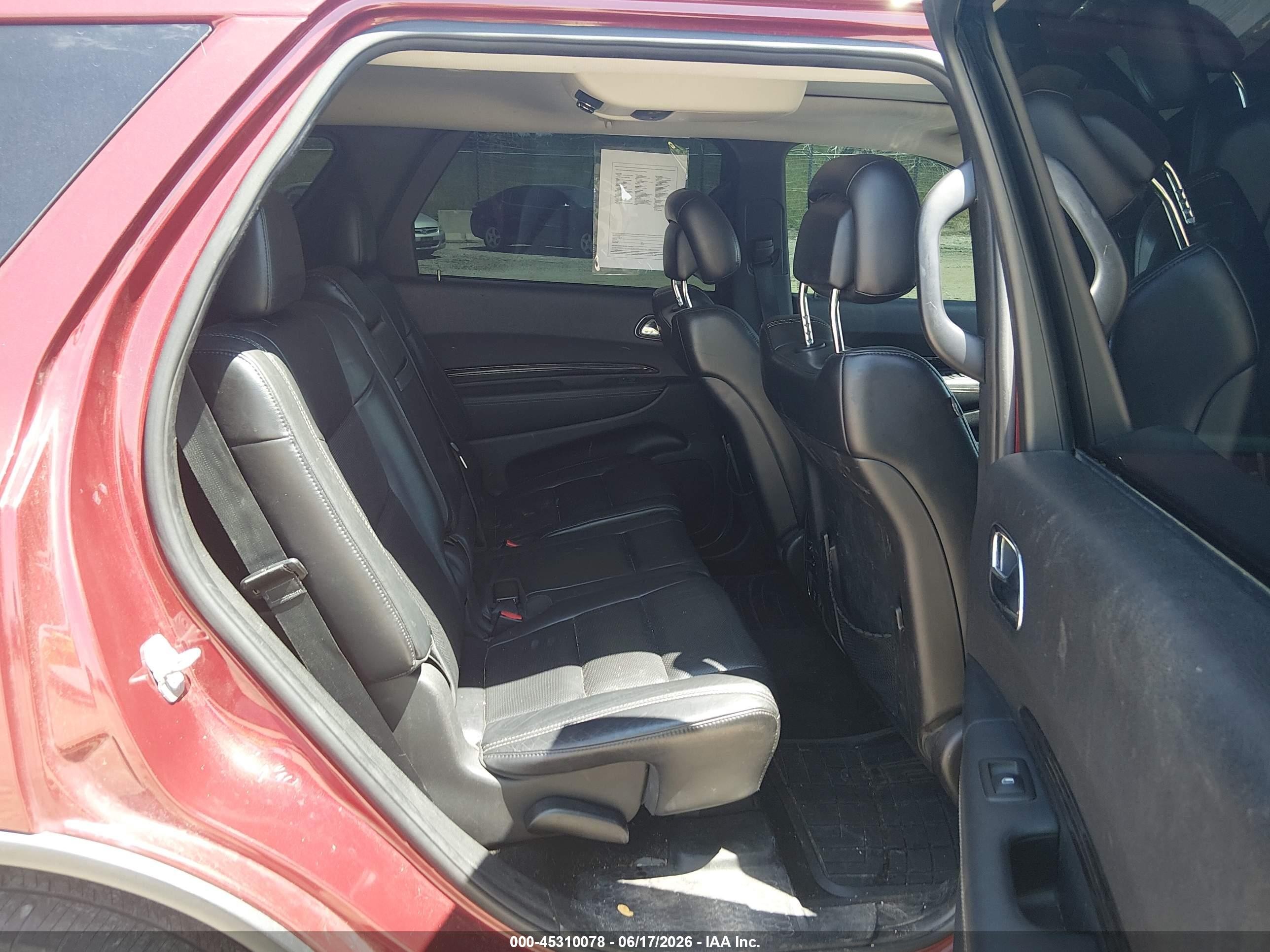 2013 Dodge Durango Citadel Красный vin: 1C4RDJEG5DC666542