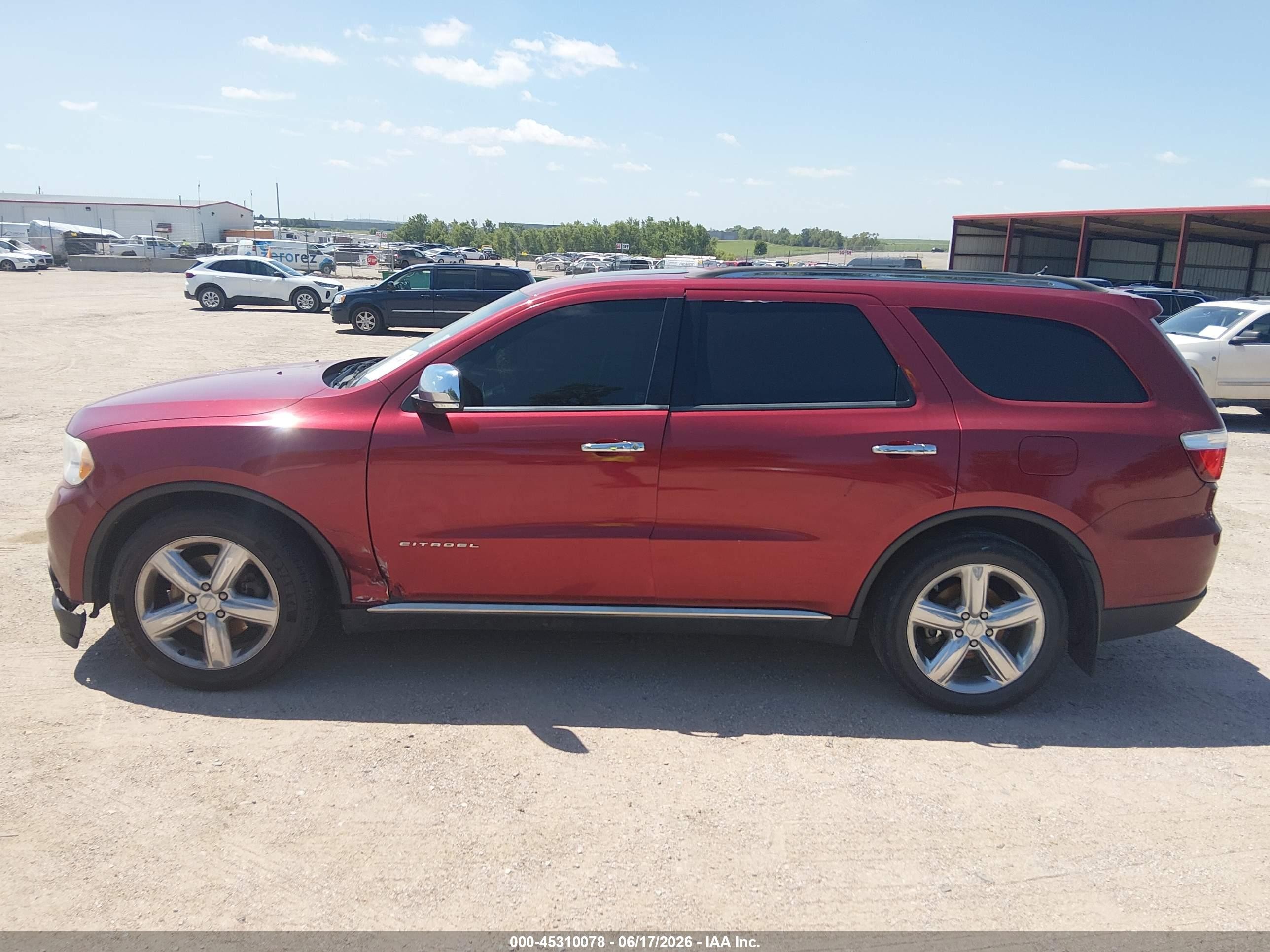 2013 Dodge Durango Citadel Красный vin: 1C4RDJEG5DC666542