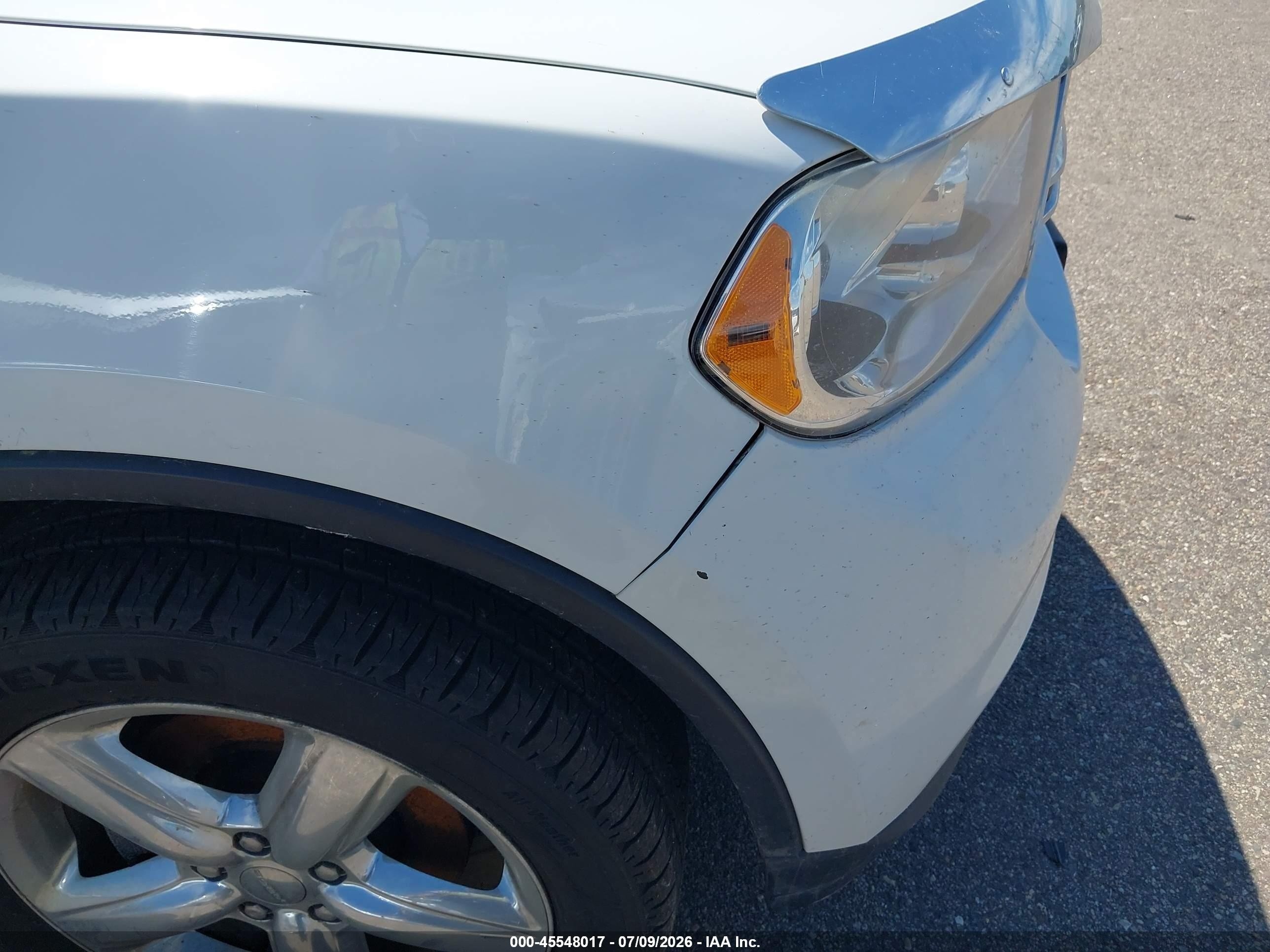 2013 Dodge Durango Citadel White vin: 1C4RDJEG5DC674995