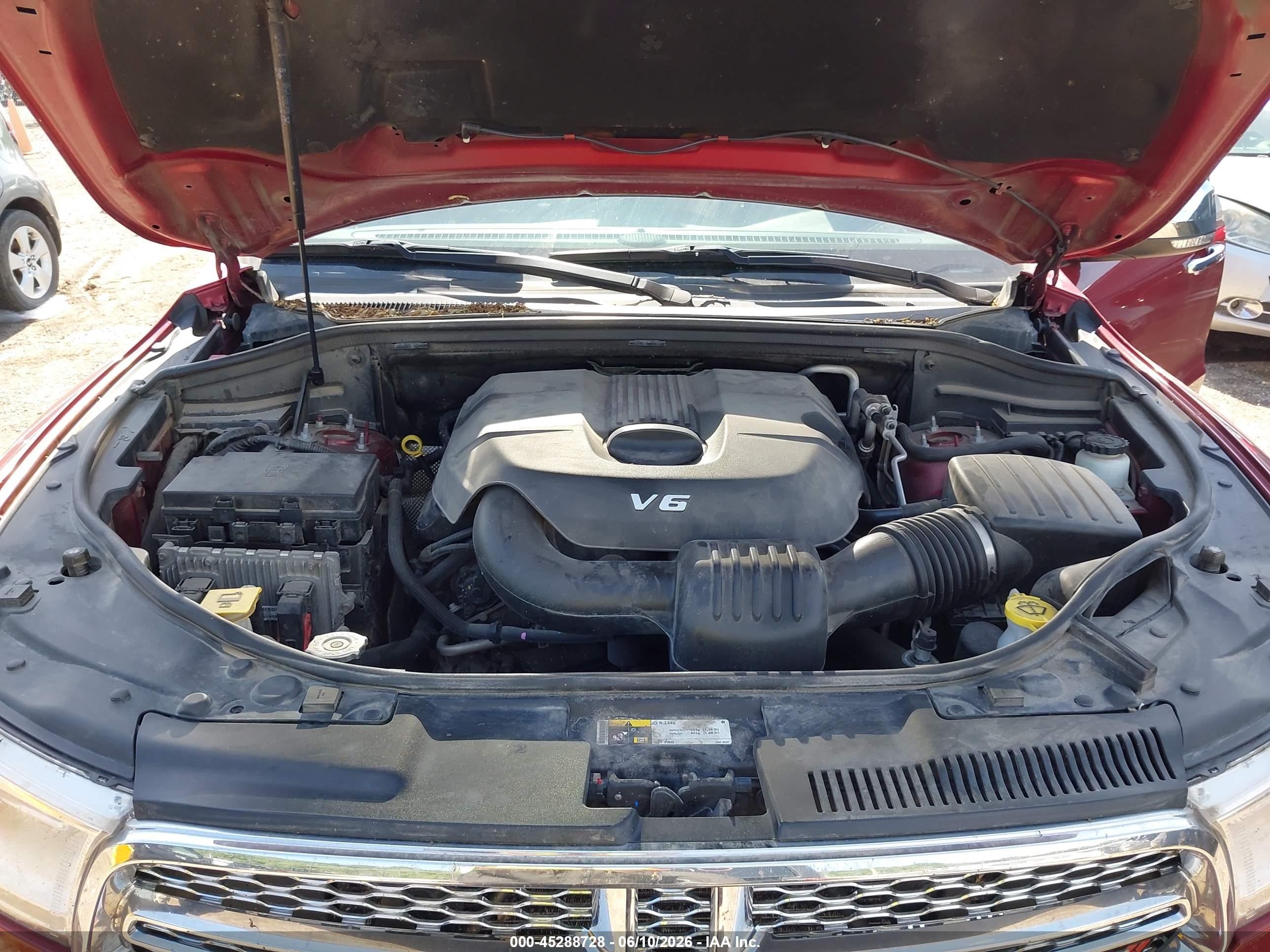 2014 Dodge Durango Citadel Red vin: 1C4RDJEG5EC971038