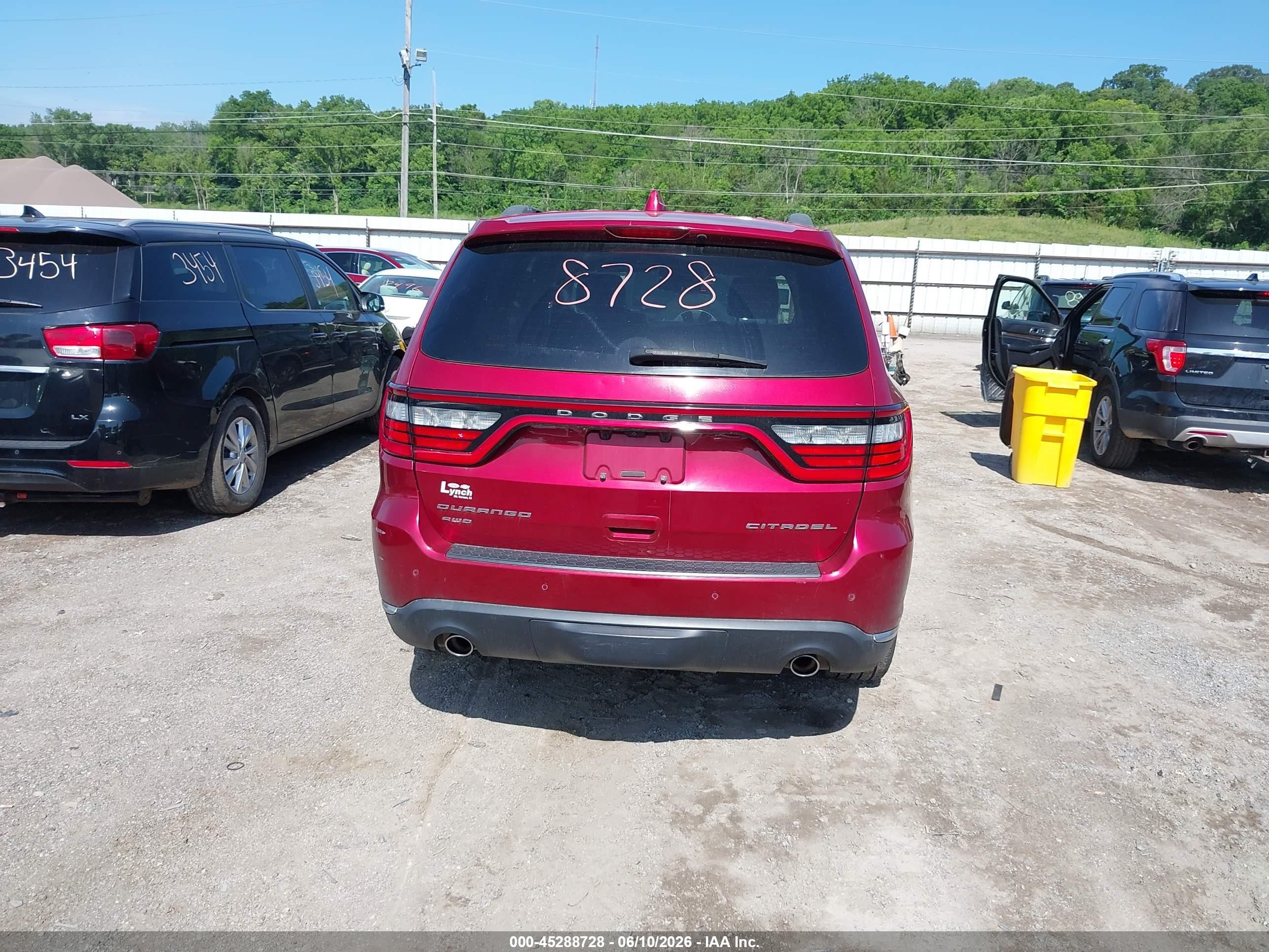 2014 Dodge Durango Citadel Red vin: 1C4RDJEG5EC971038
