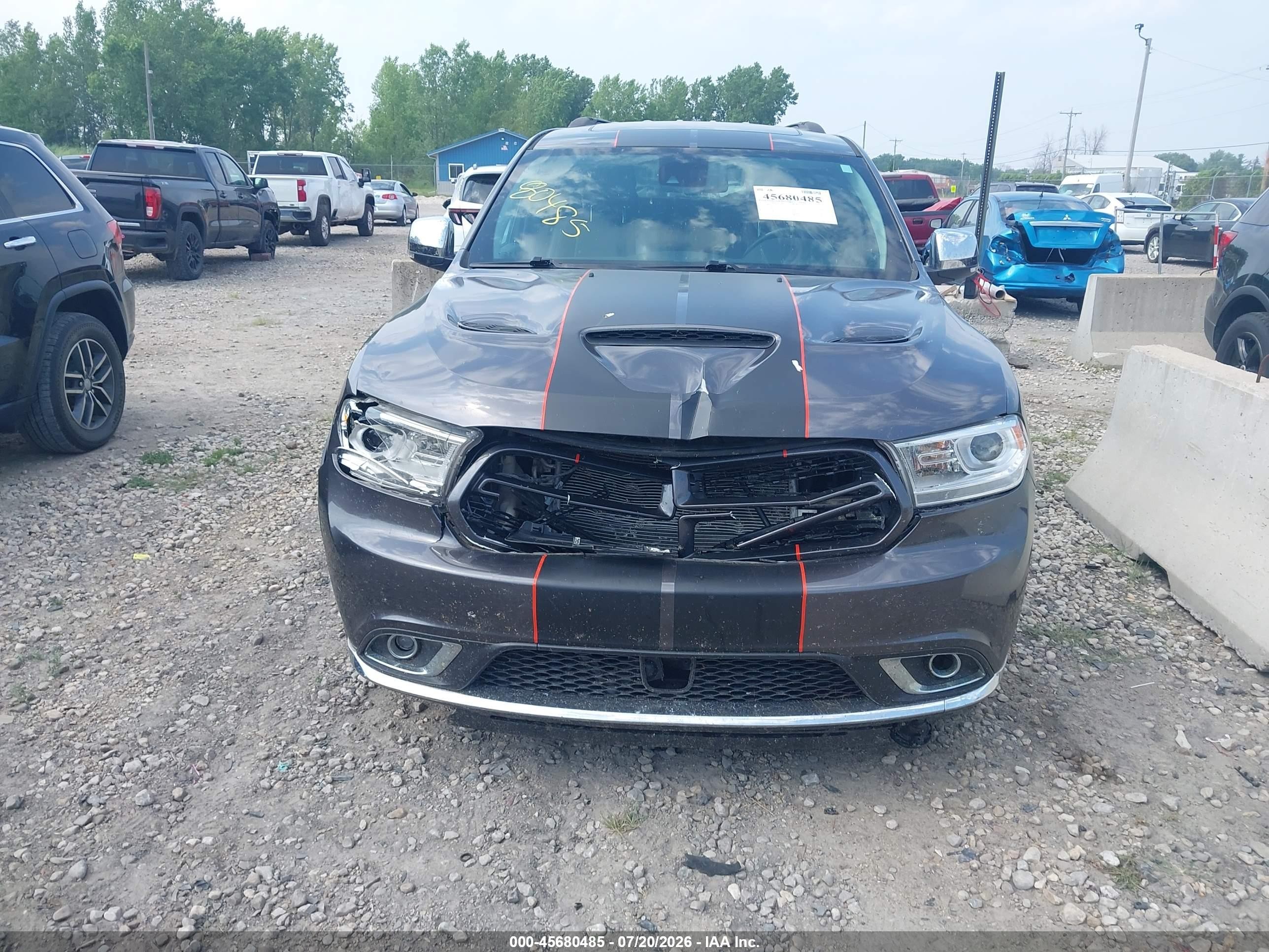 2015 Dodge Durango Citadel Gray vin: 1C4RDJEG5FC730050