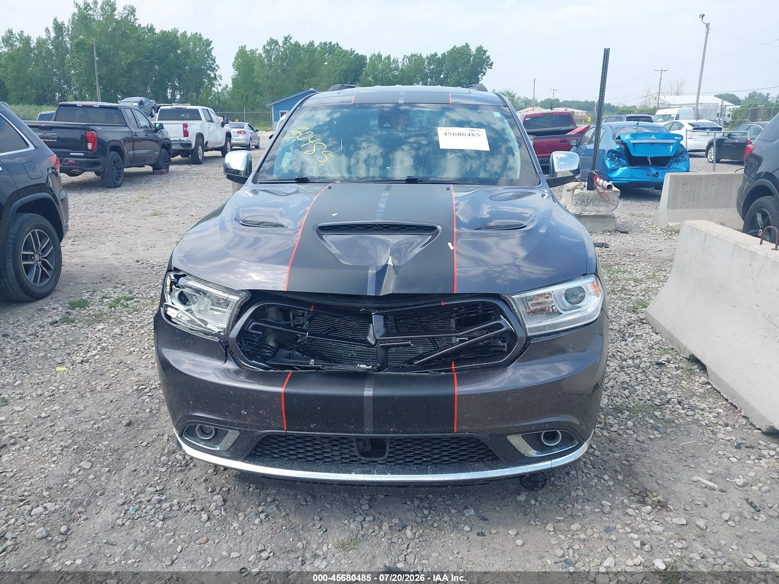 2015 Dodge Durango Citadel Gray vin: 1C4RDJEG5FC730050
