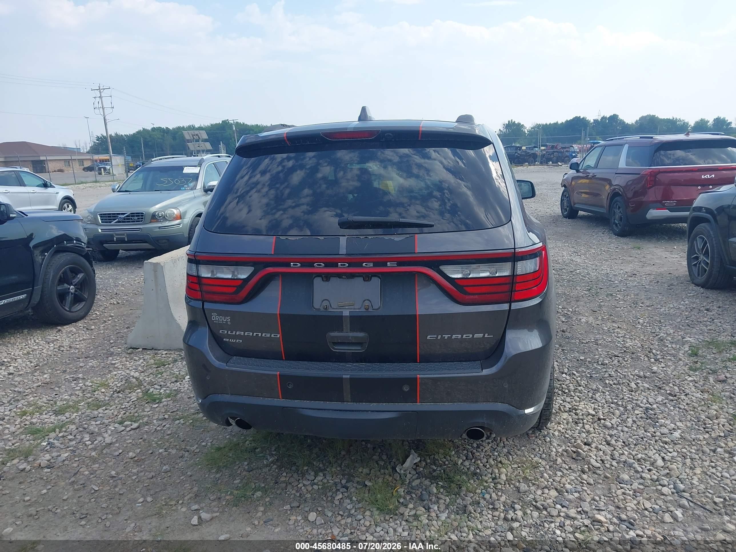 2015 Dodge Durango Citadel Gray vin: 1C4RDJEG5FC730050