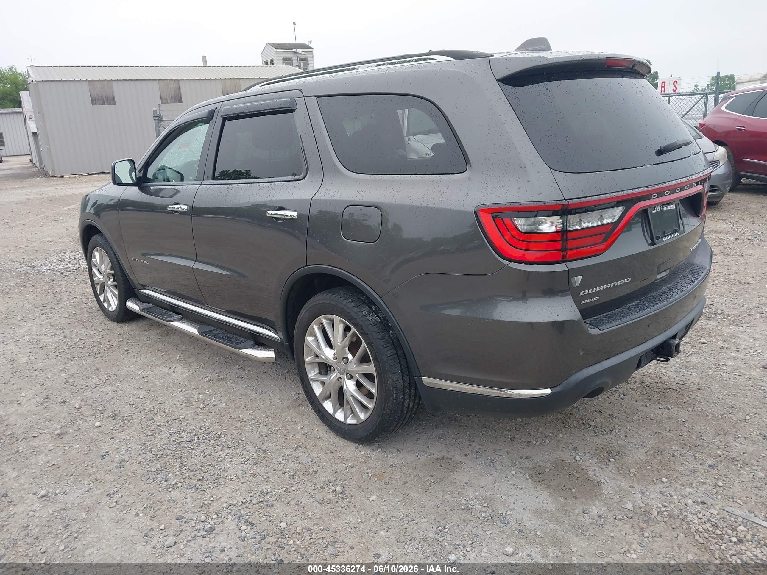2015 Dodge Durango Citadel Gray vin: 1C4RDJEG5FC917420