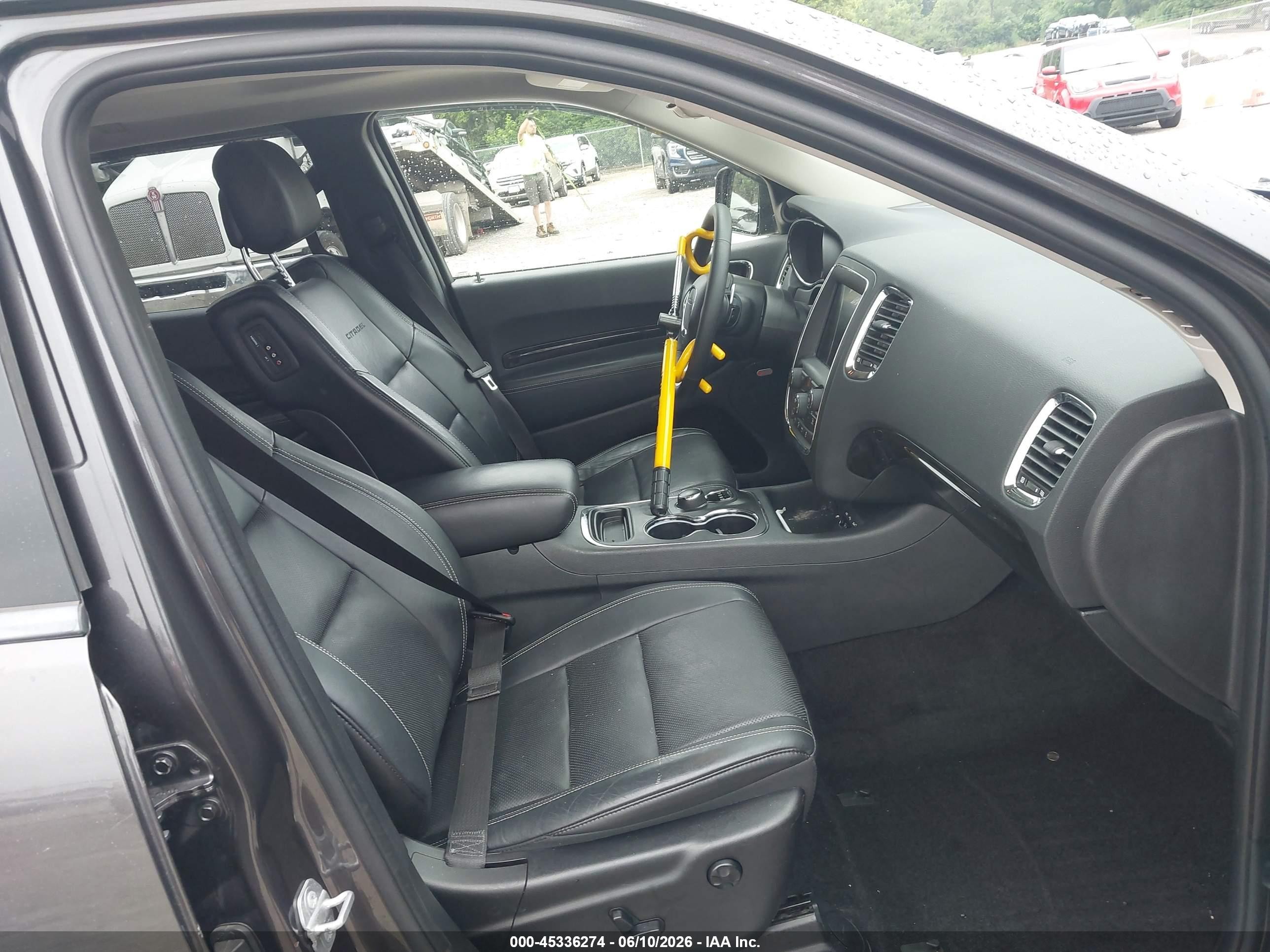 2015 Dodge Durango Citadel Gray vin: 1C4RDJEG5FC917420