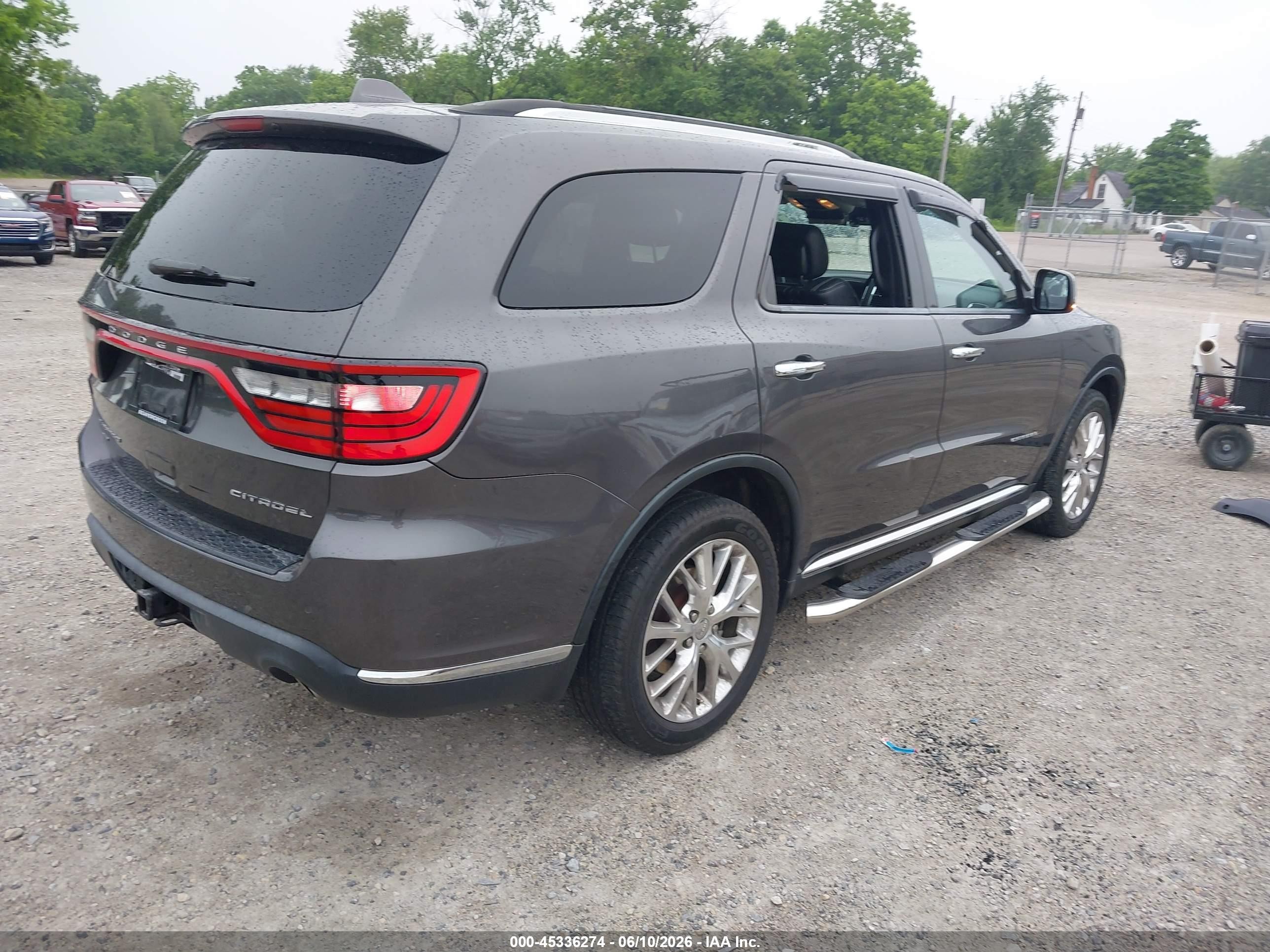 2015 Dodge Durango Citadel Gray vin: 1C4RDJEG5FC917420
