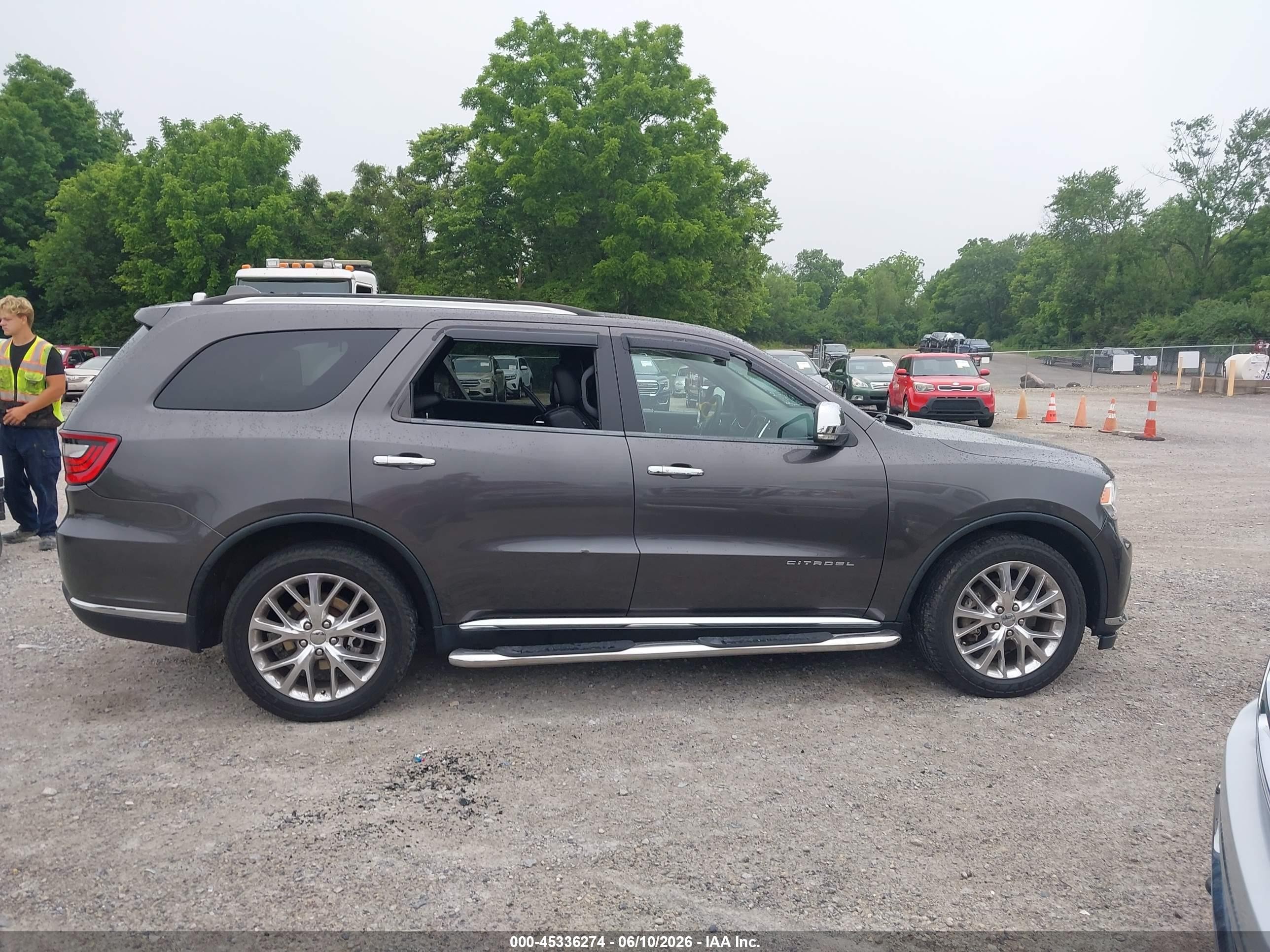 2015 Dodge Durango Citadel Gray vin: 1C4RDJEG5FC917420