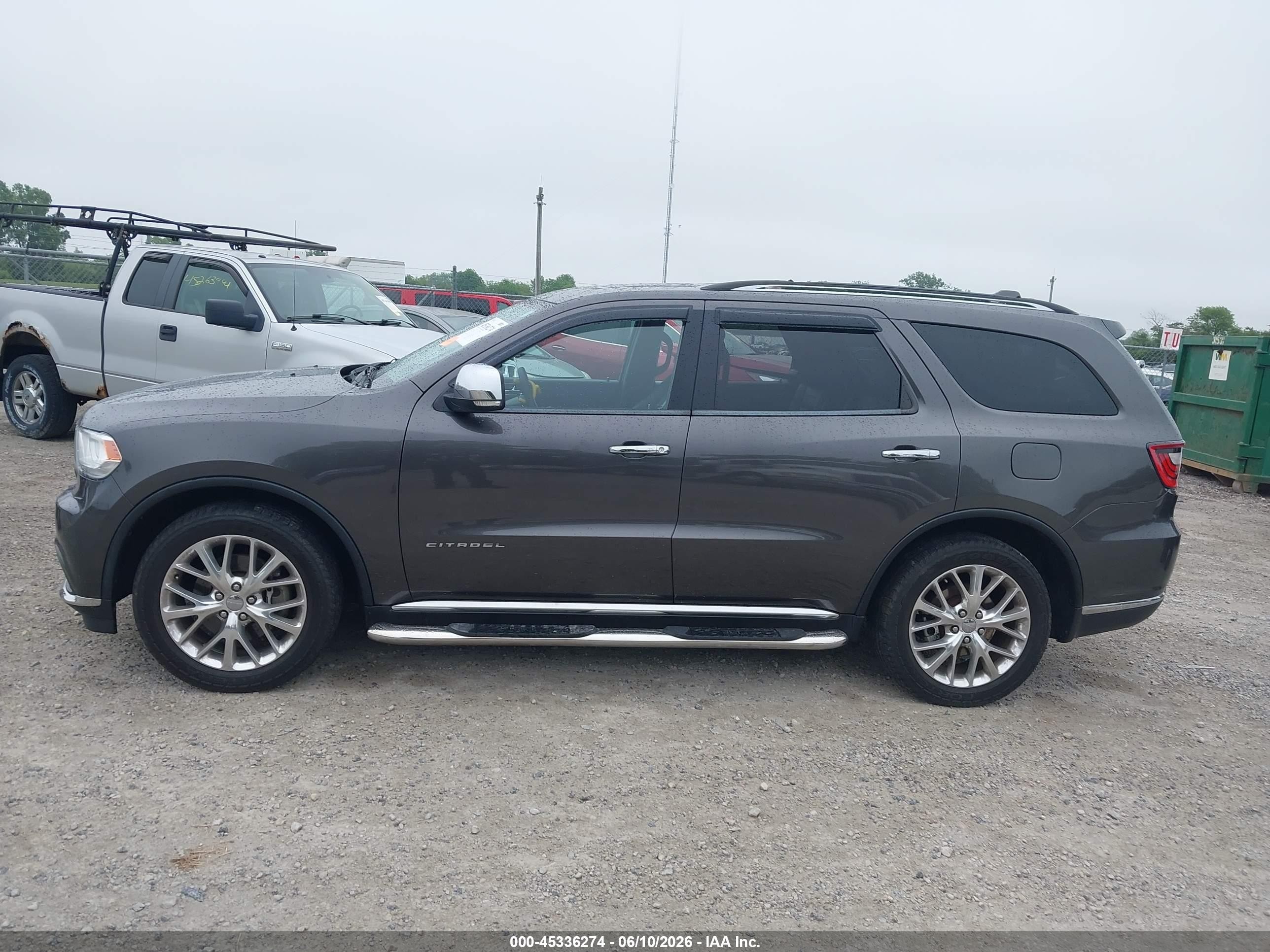 2015 Dodge Durango Citadel Gray vin: 1C4RDJEG5FC917420