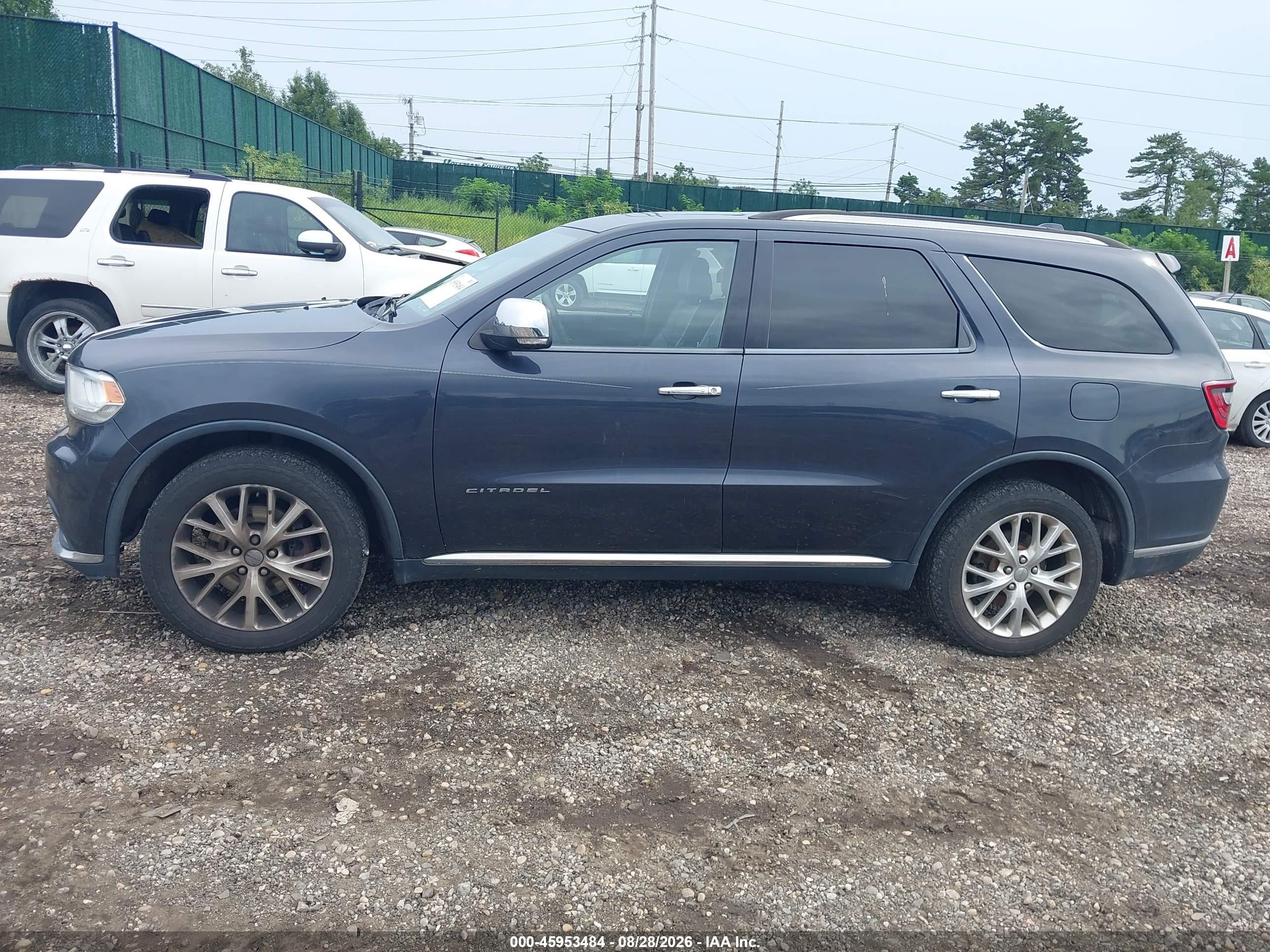 2014 Dodge Durango Citadel Синий vin: 1C4RDJEG6EC563275