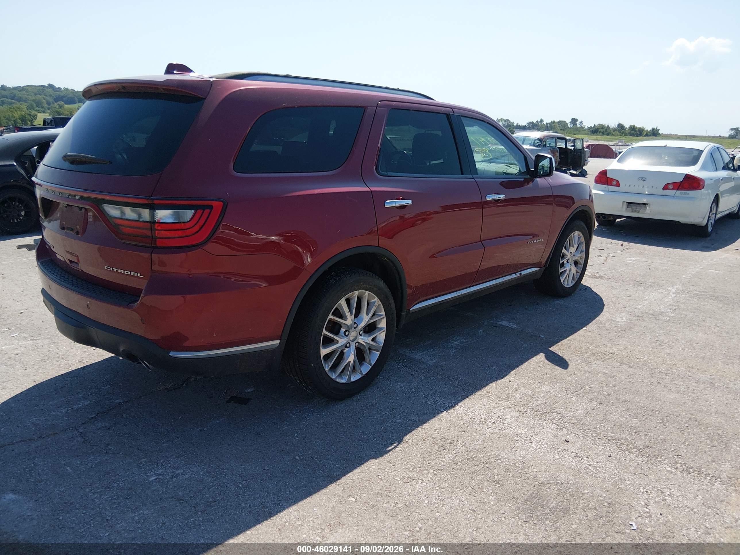 2015 Dodge Durango Citadel Red vin: 1C4RDJEG6FC156221